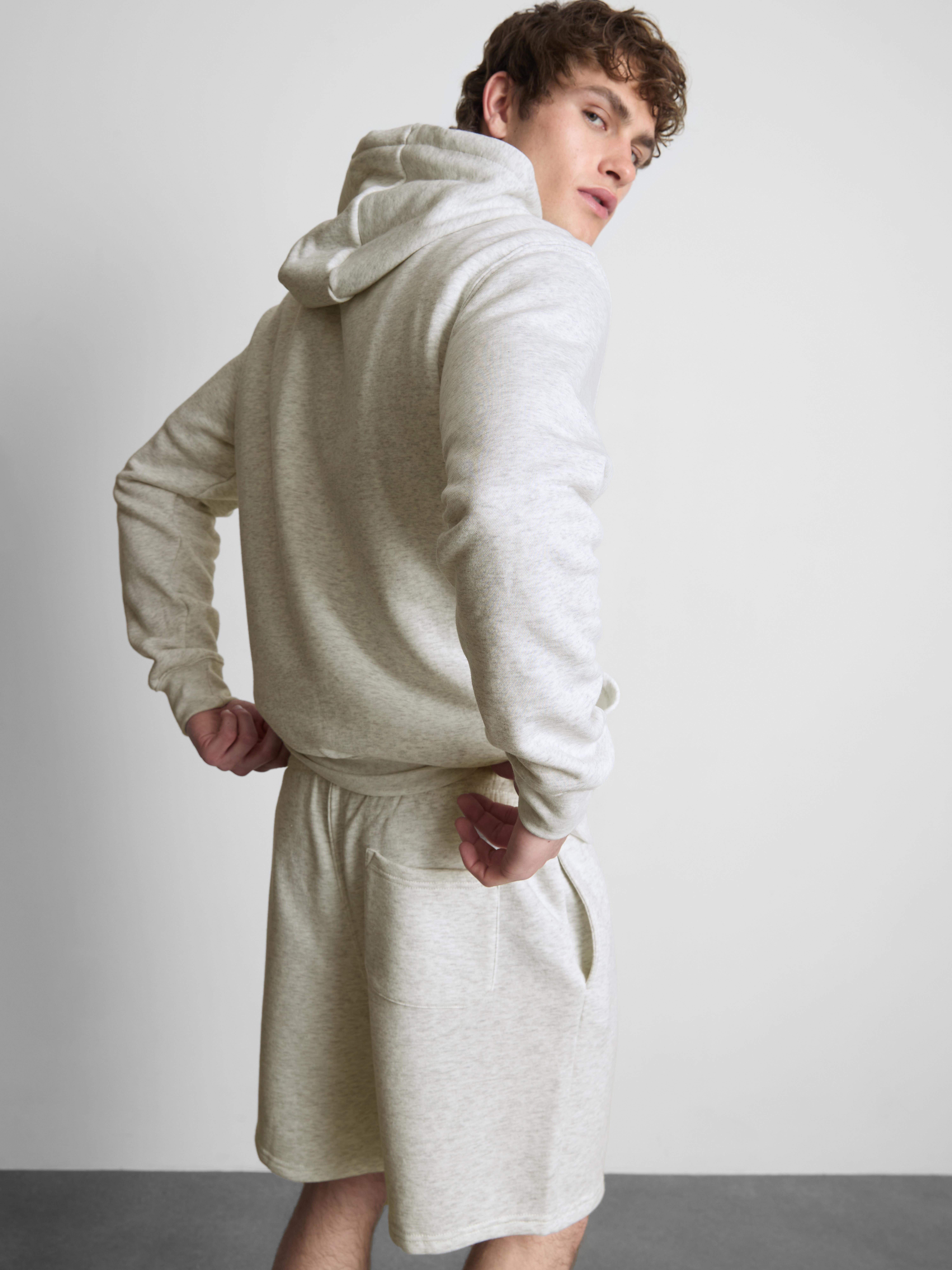 Sudadera con capucha en mezcla de algodón