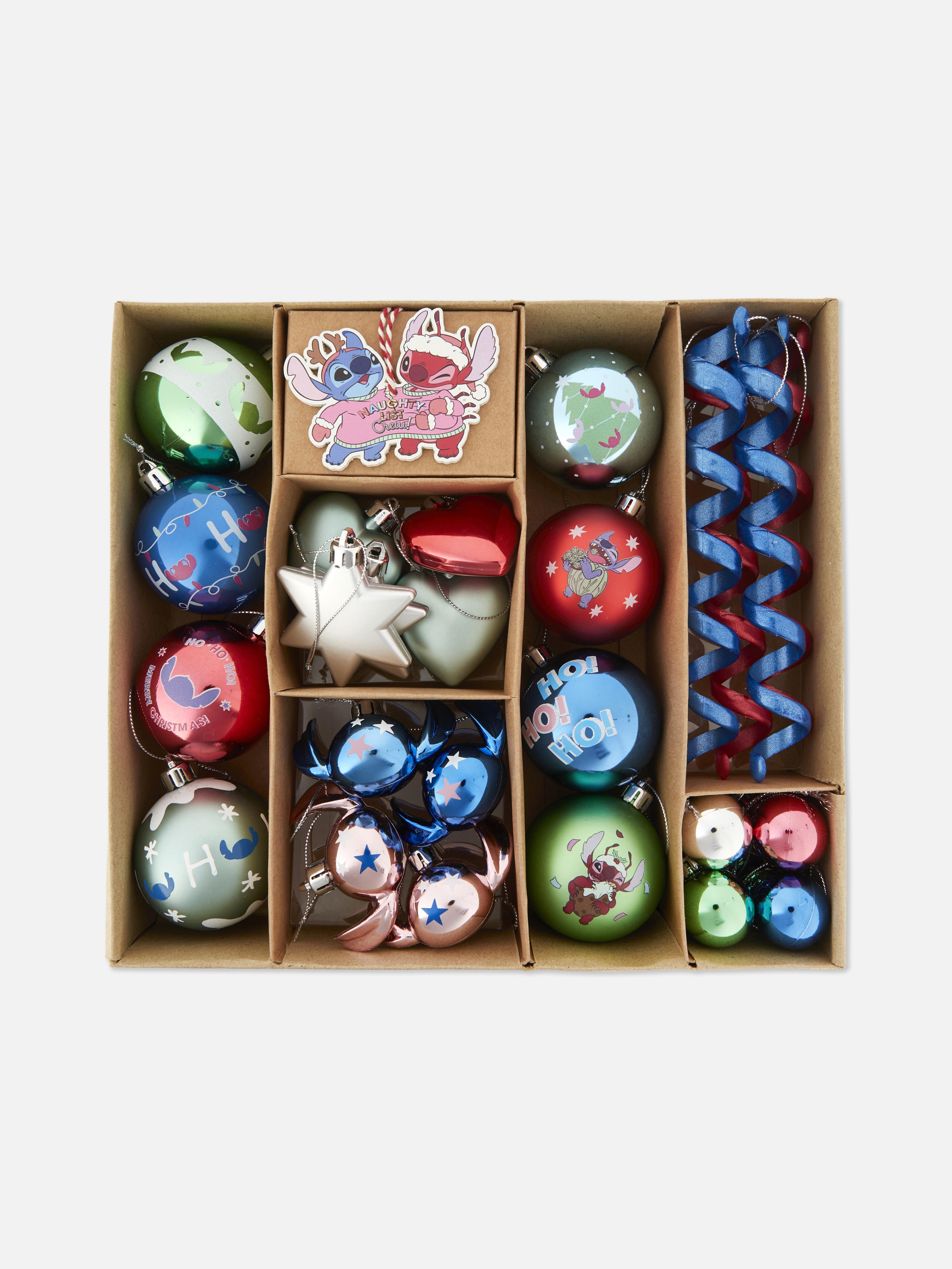 Blue 30pk Disney’s Stitch Baubles Penneys