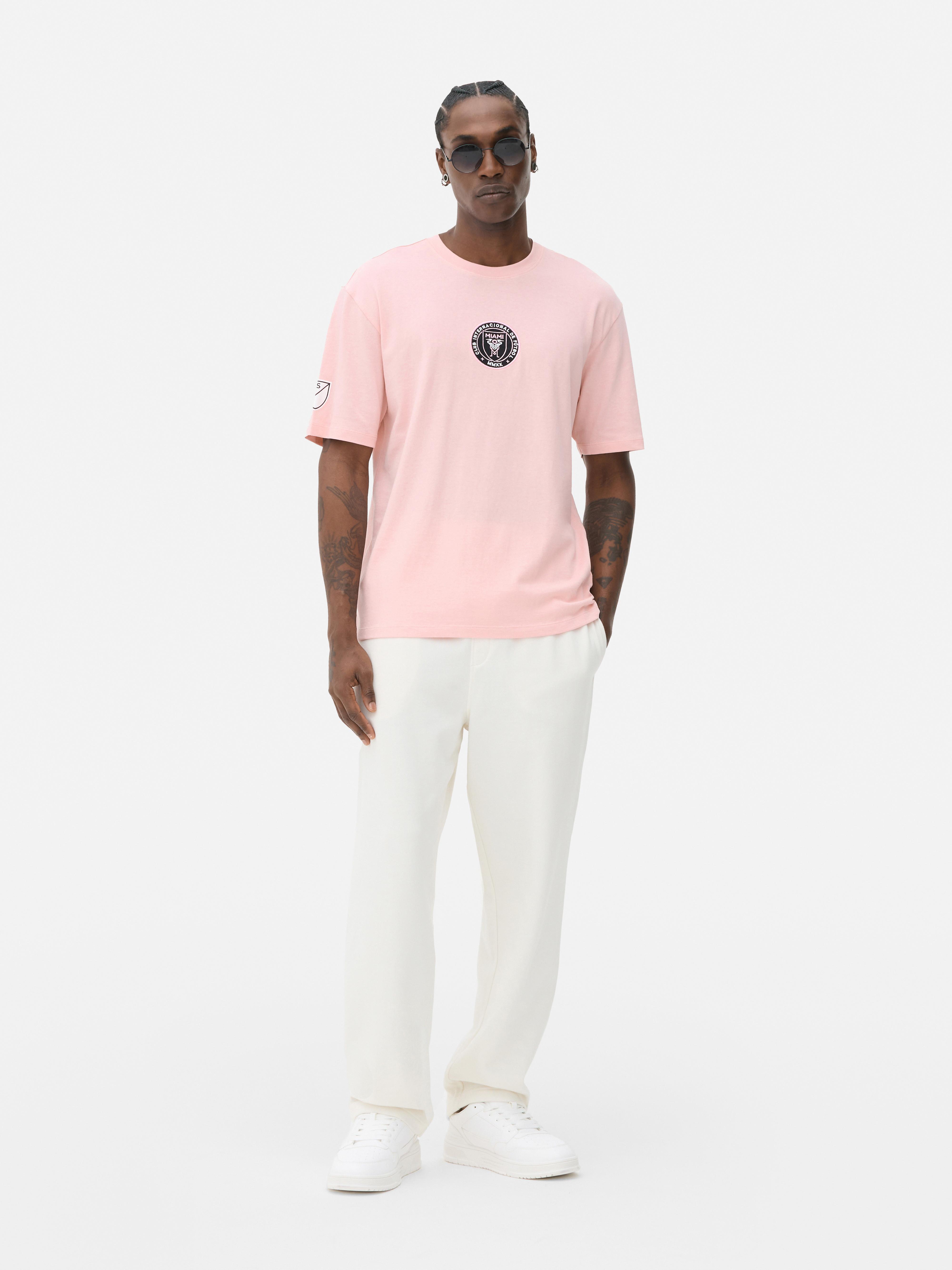 Men's Pink Inter Miami CF Graphic T-Shirt | Penneys