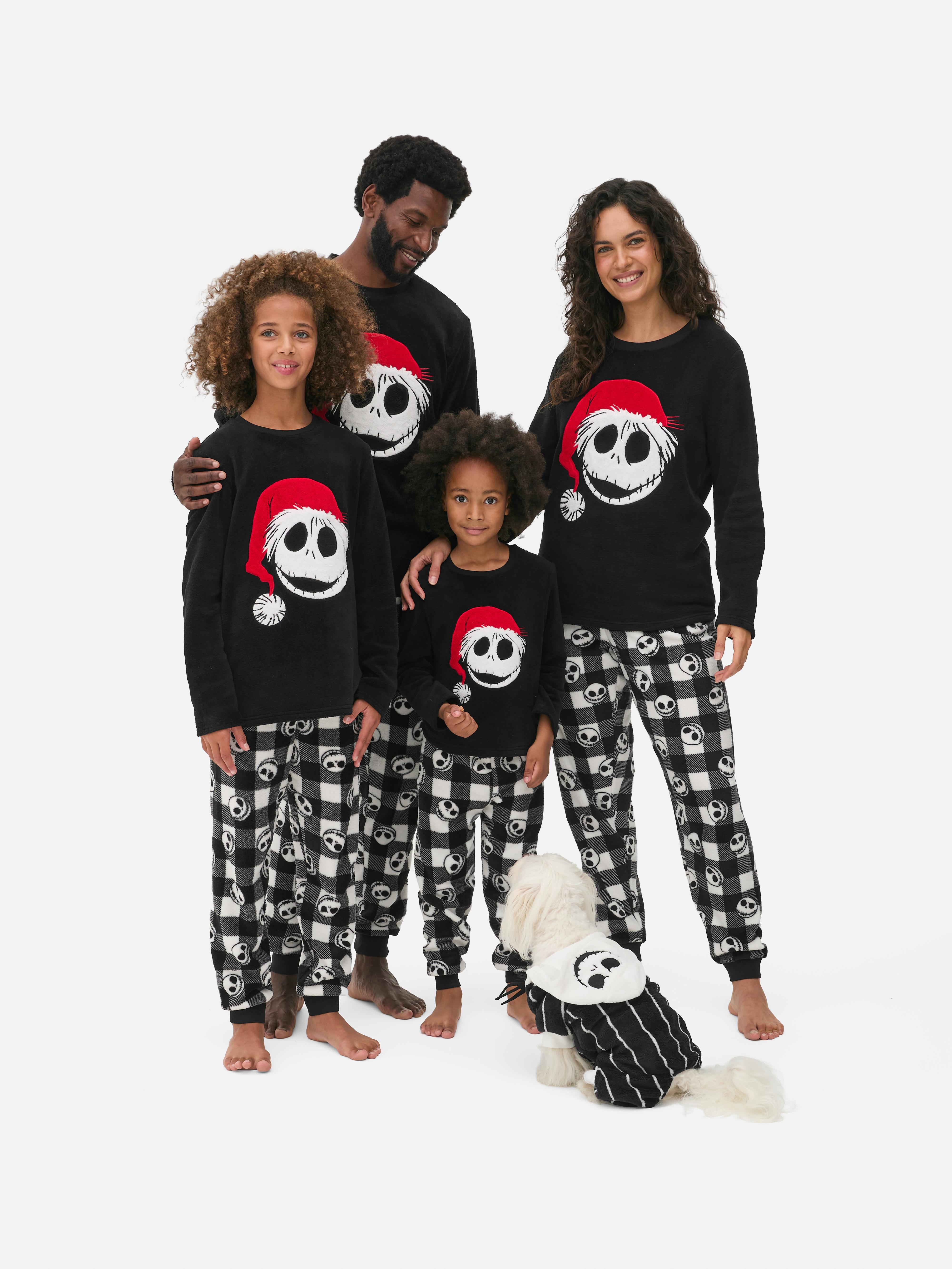 Mens Black Mens The Nightmare Before Christmas Family Pyjamas Primark