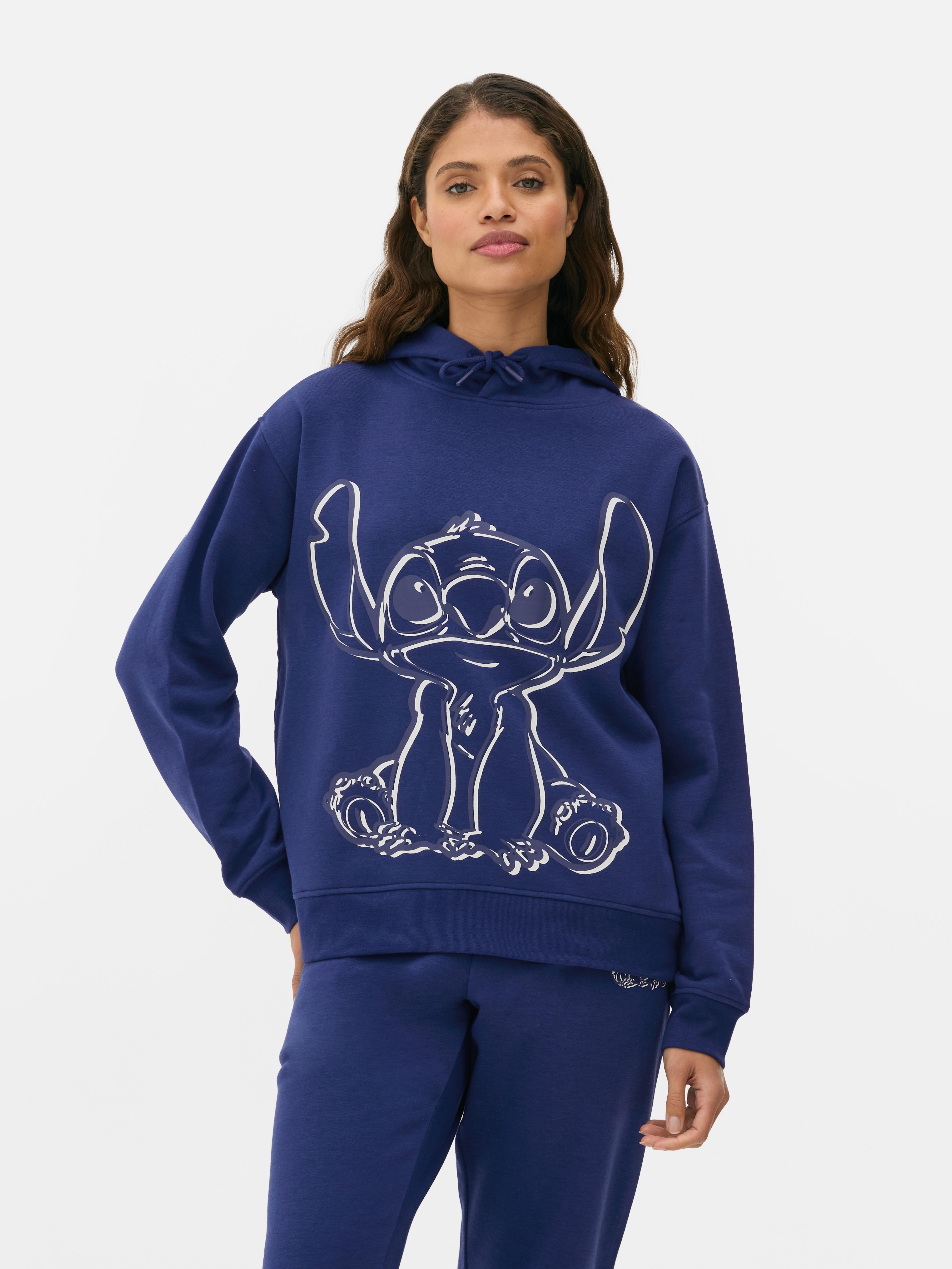 Womens Navy Disney s Stitch Character Hoodie Primark