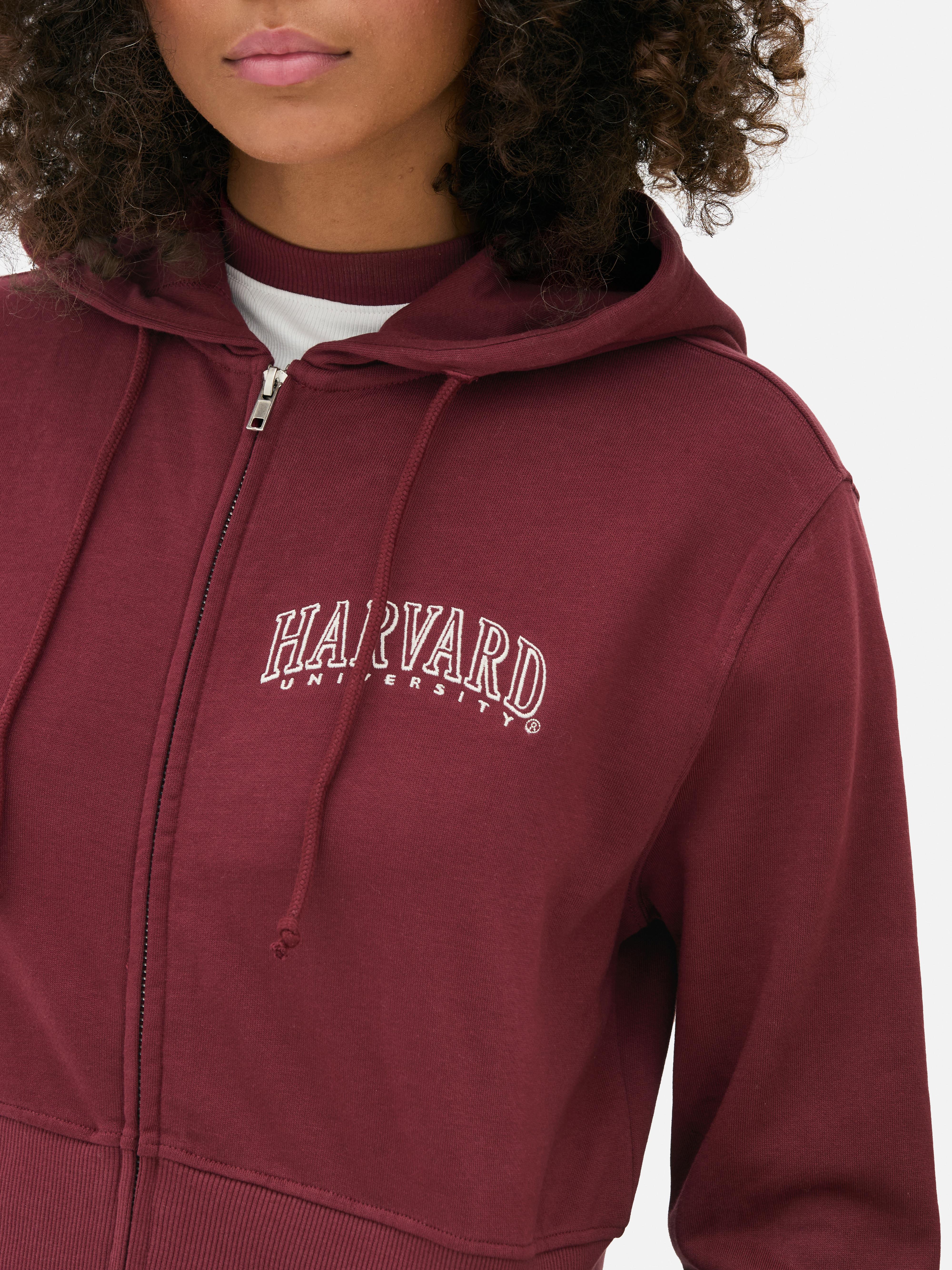 Women s Red Harvard Zip Hoodie Primark