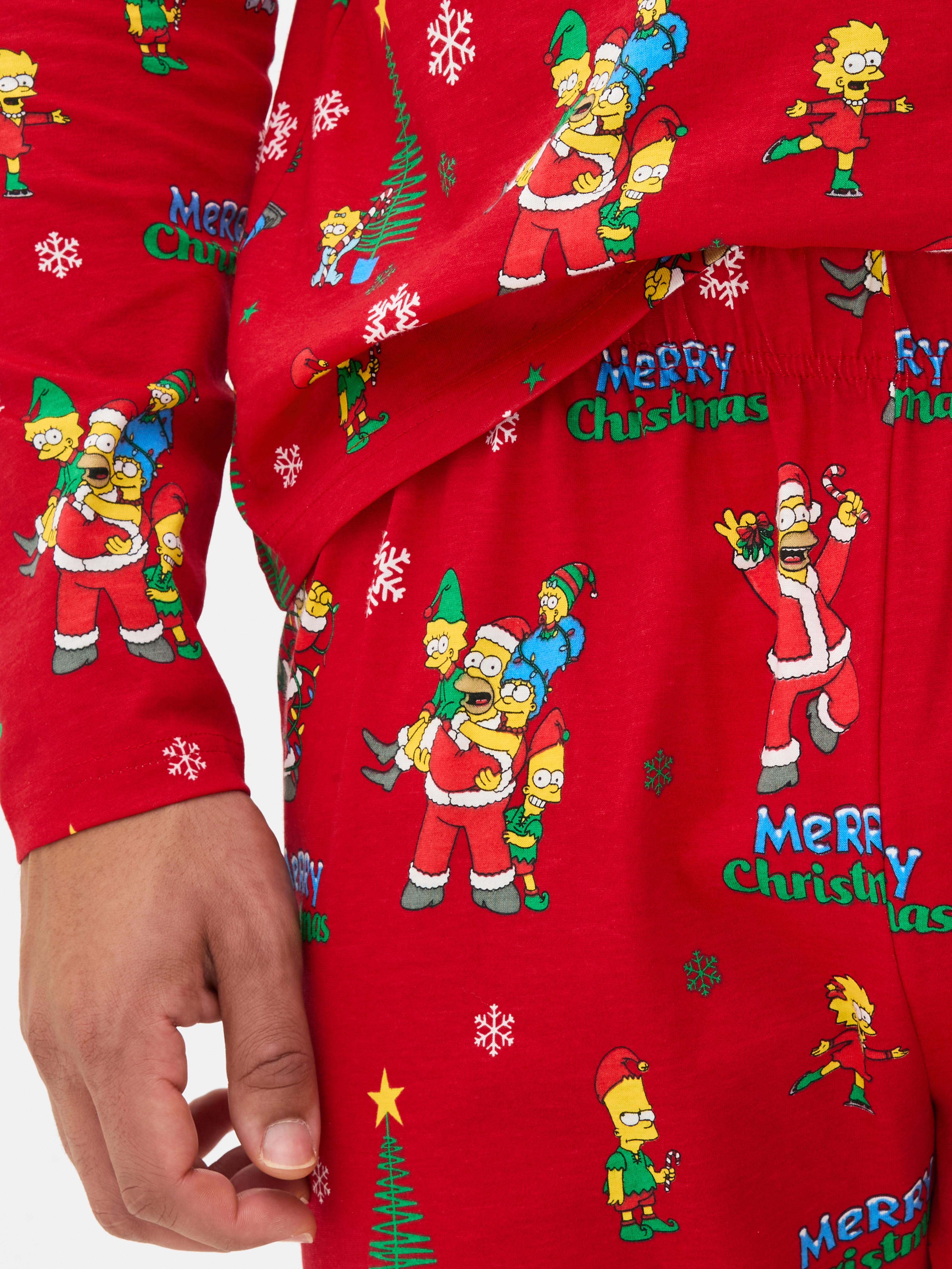 Simpsons christmas pyjamas sale