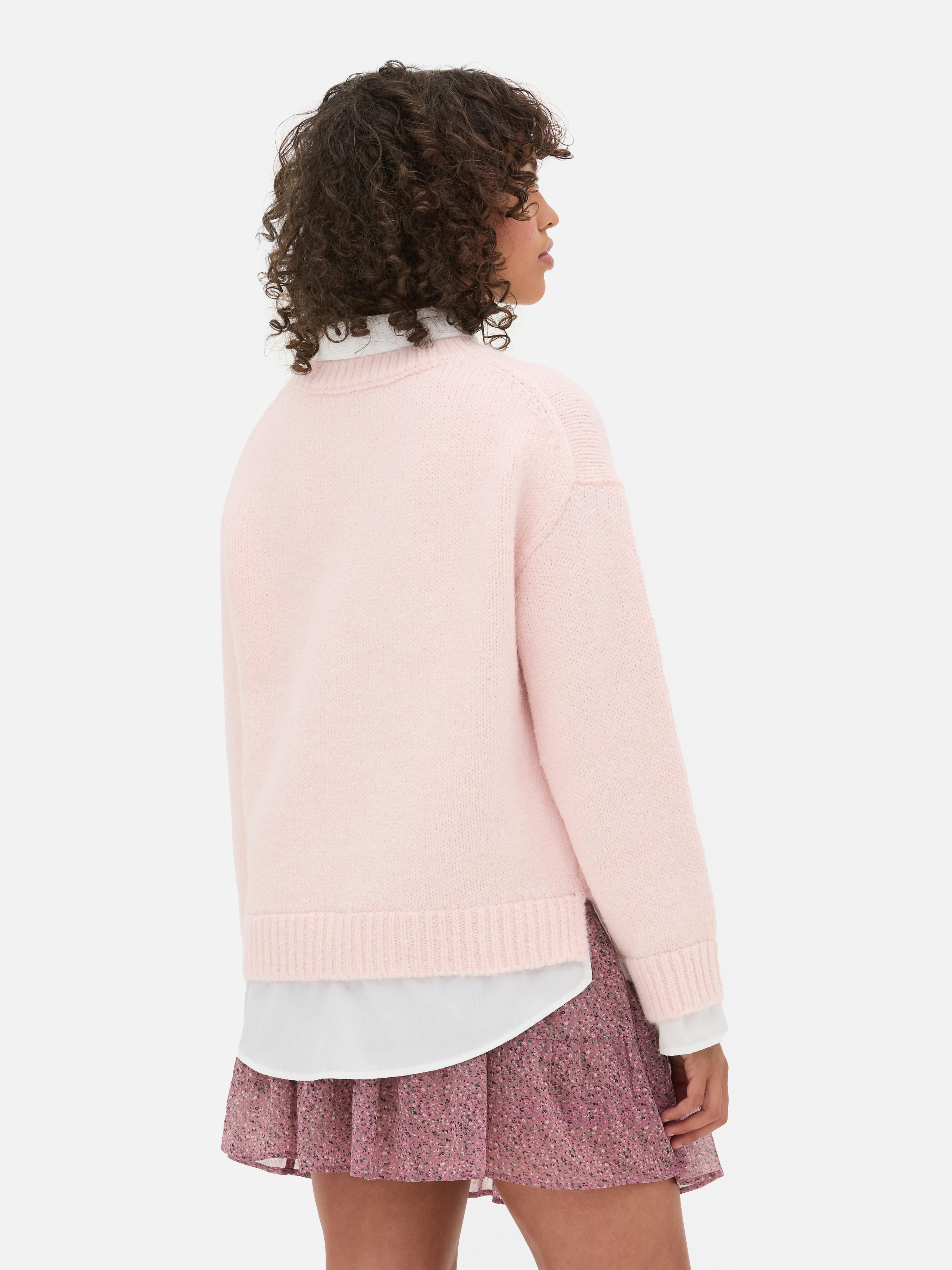 2-in-1-Hemd und -Pullover