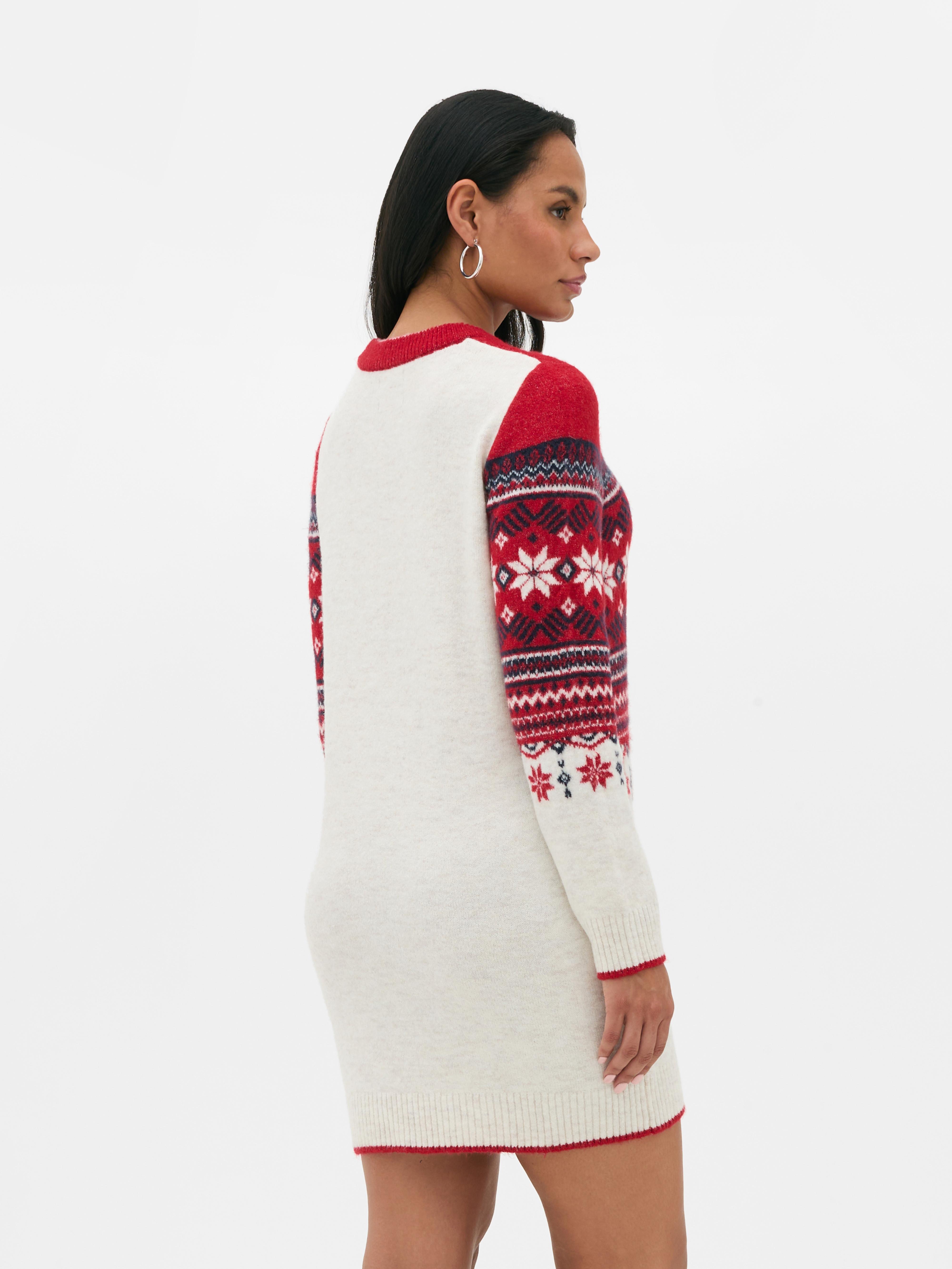 Overgooier met Fairisle patroon Rood Dames Primark