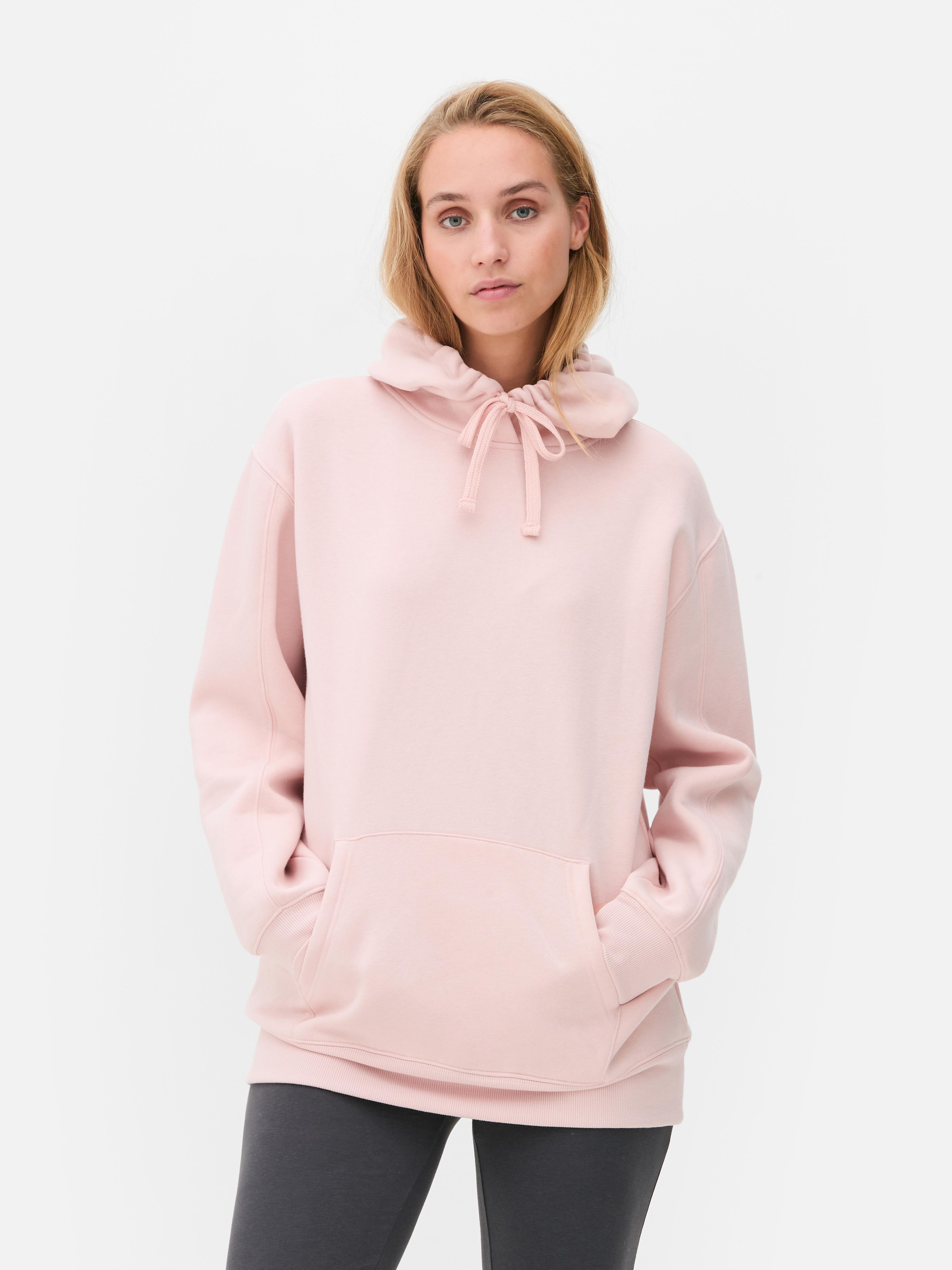 Womens Pink Classic Oversized Hoodie Primark