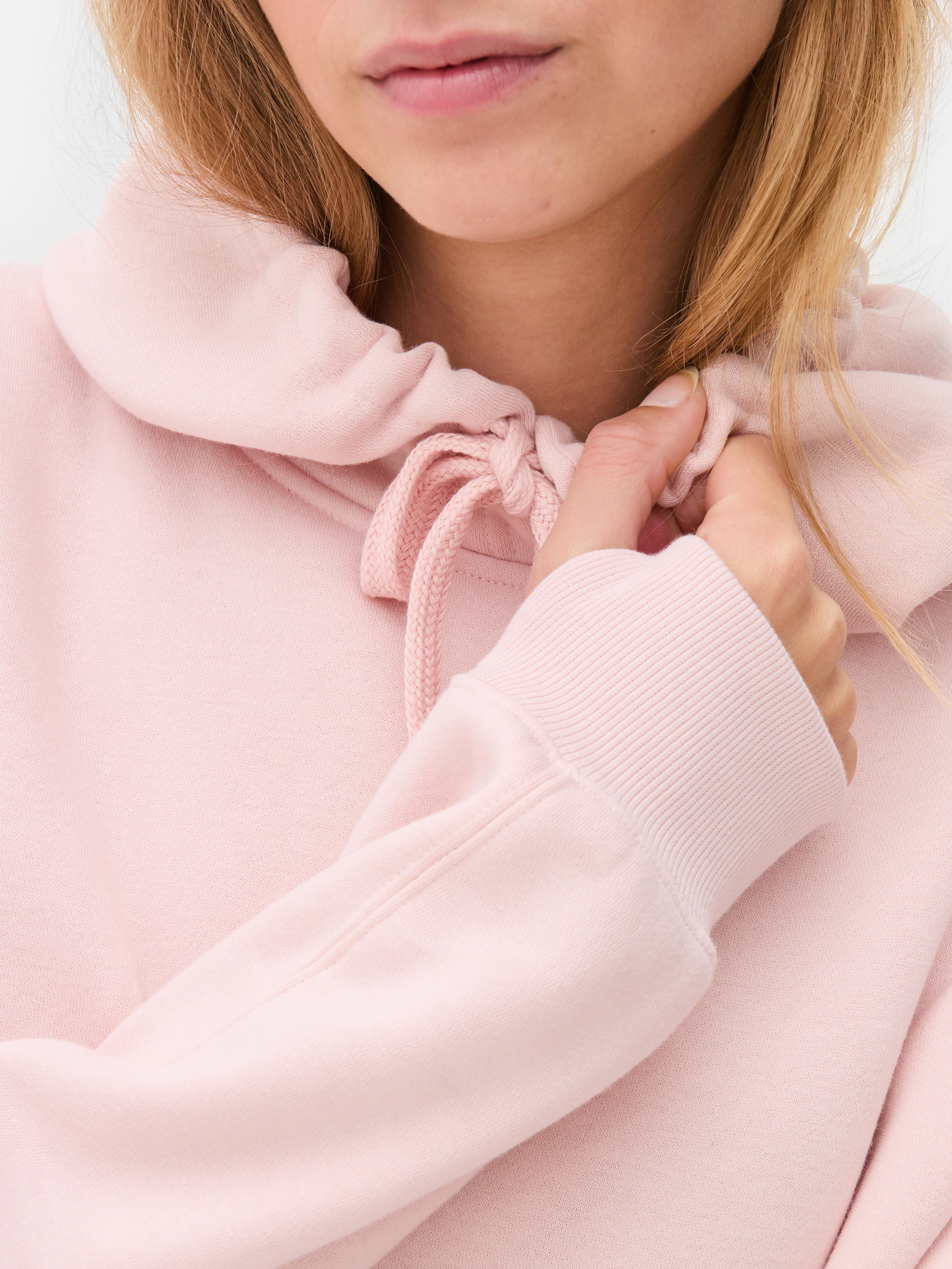 Womens Pink Classic Oversized Hoodie Primark