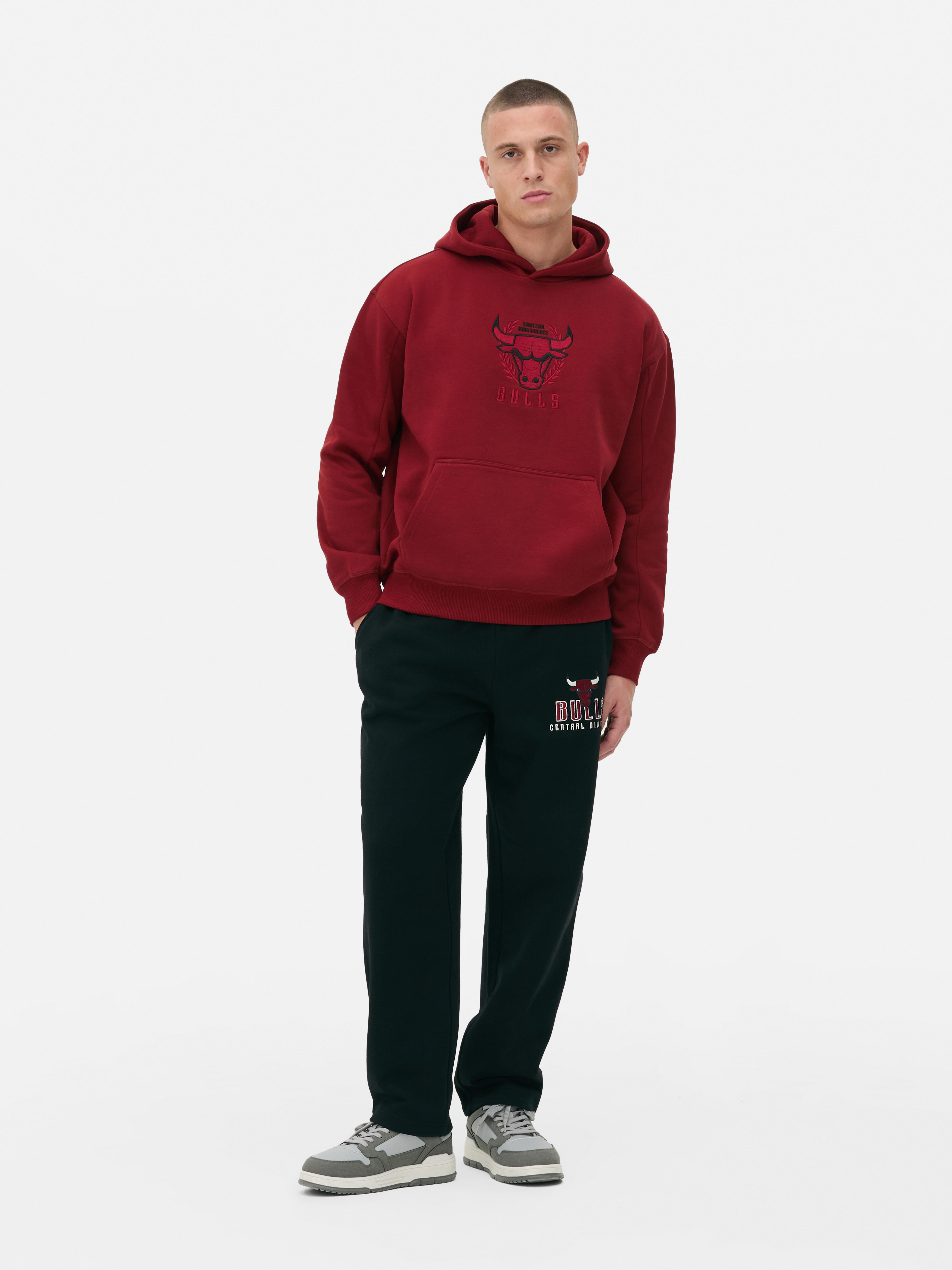 Sudadera con capucha de los Chicago Bulls de la NBA Rojo Hombre Primark