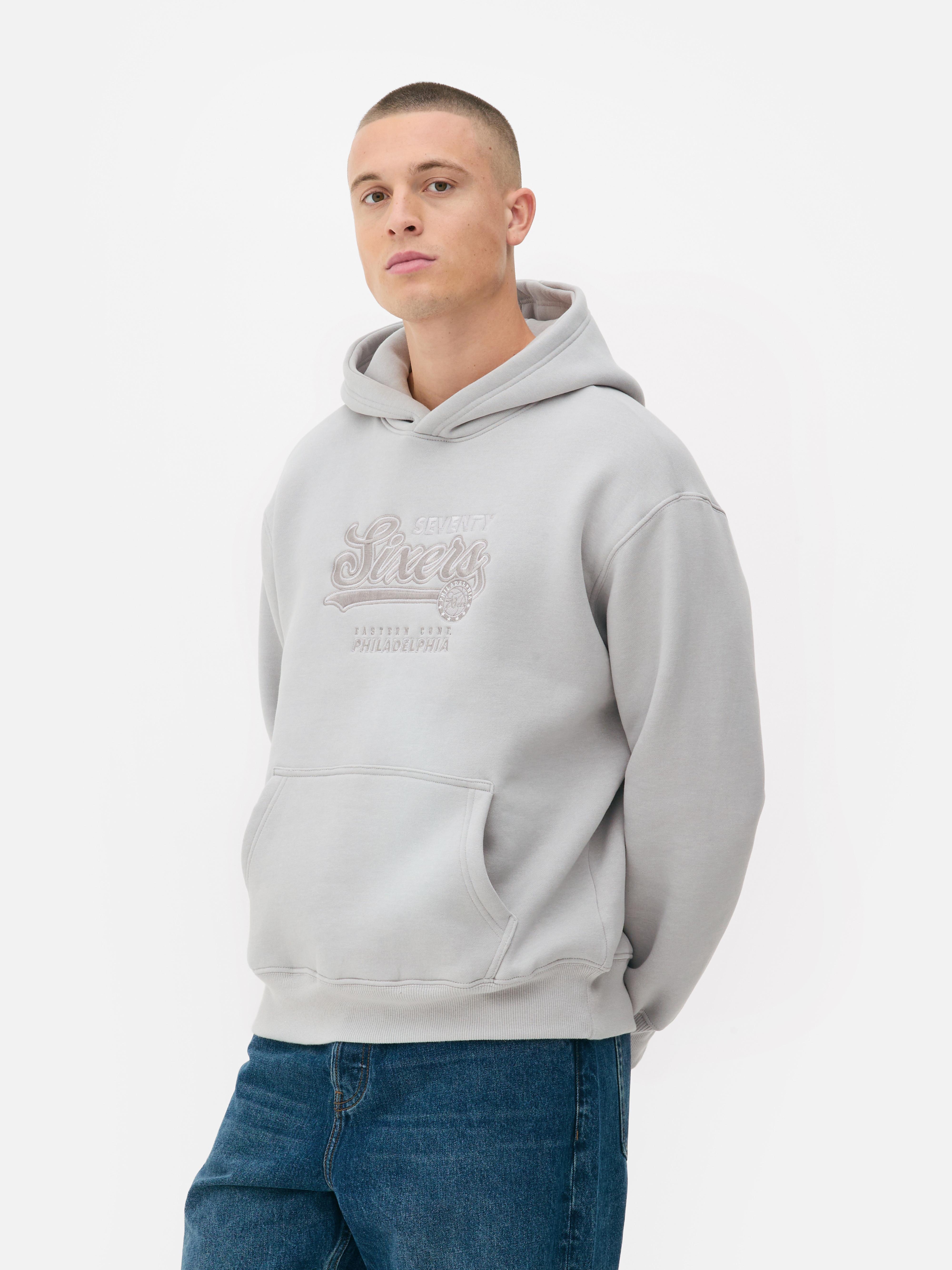 76ers grey hoodie online