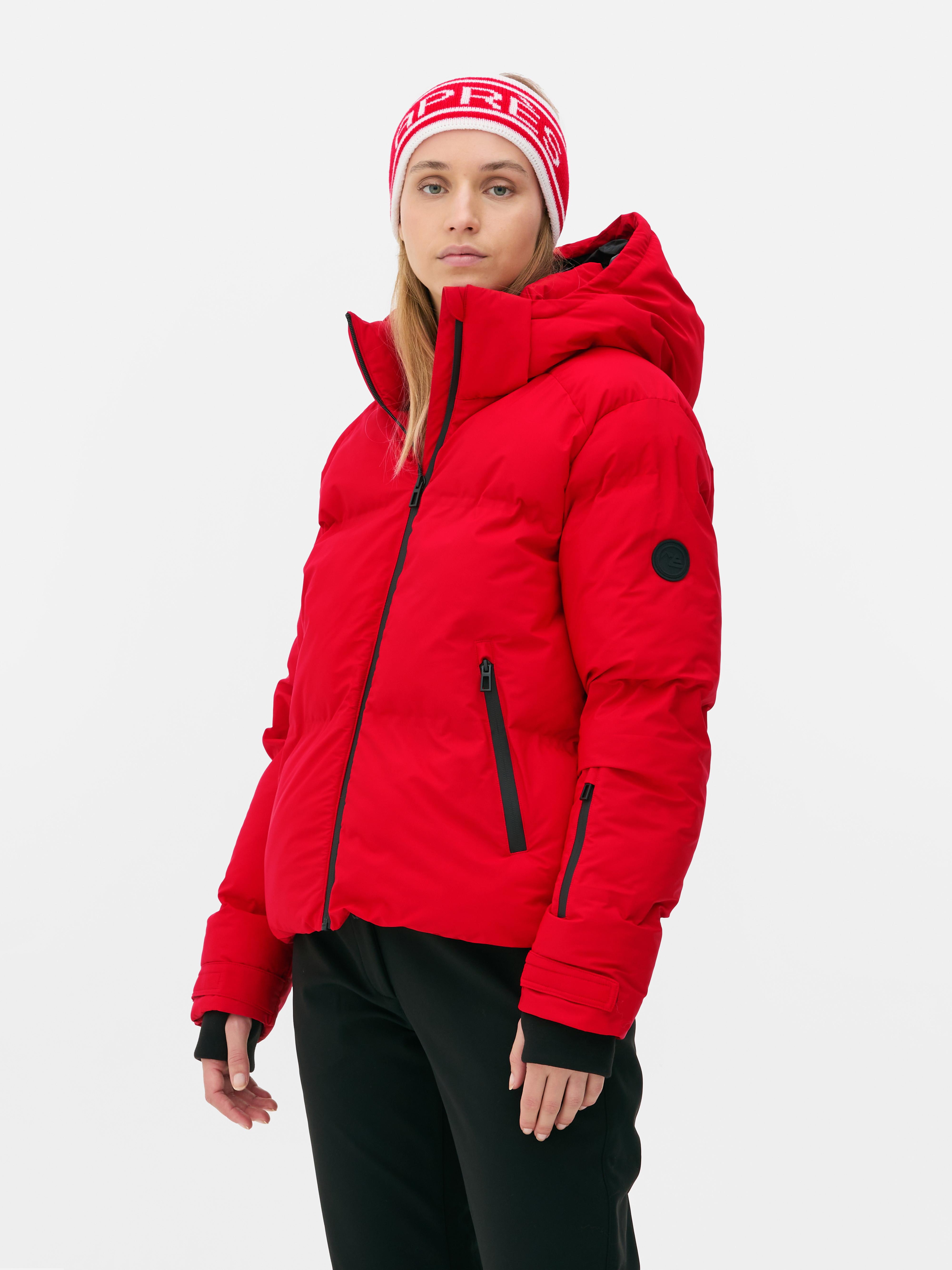 Women s Red Hooded Puffer Jacket Penneys