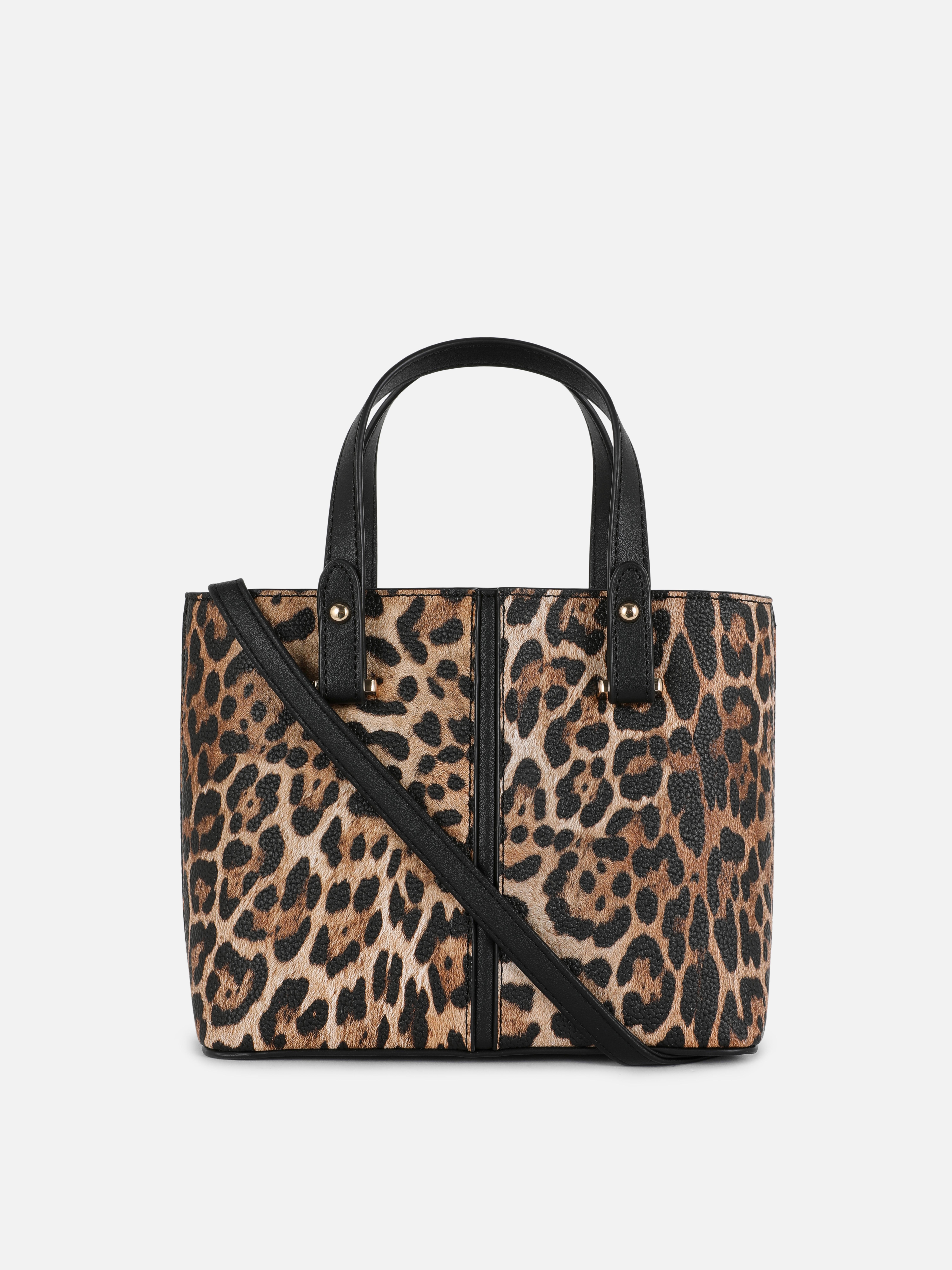 Leopard print bag primark clearance