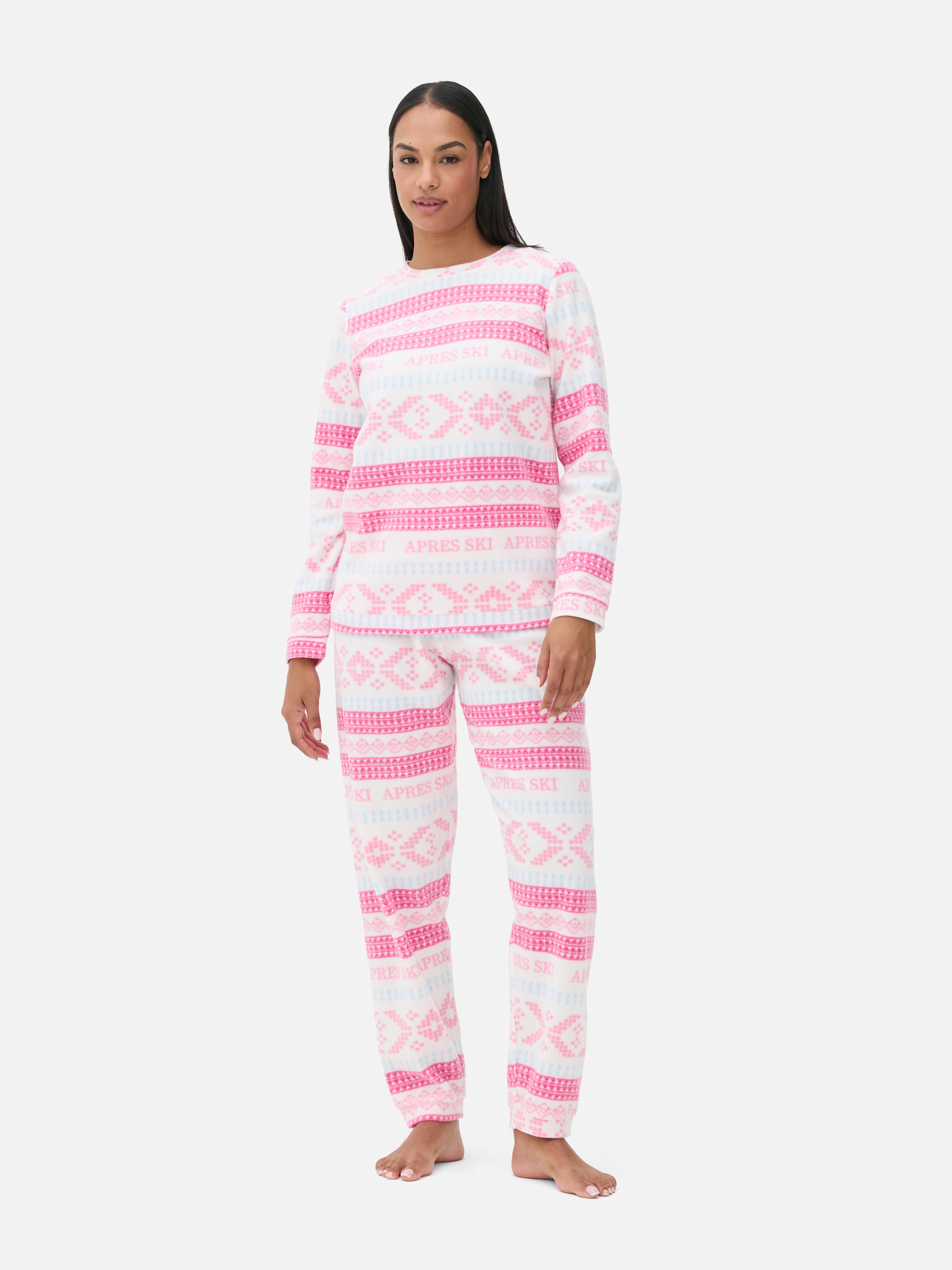 Women s Multi Fair Isle Fleece Pyjamas Penneys