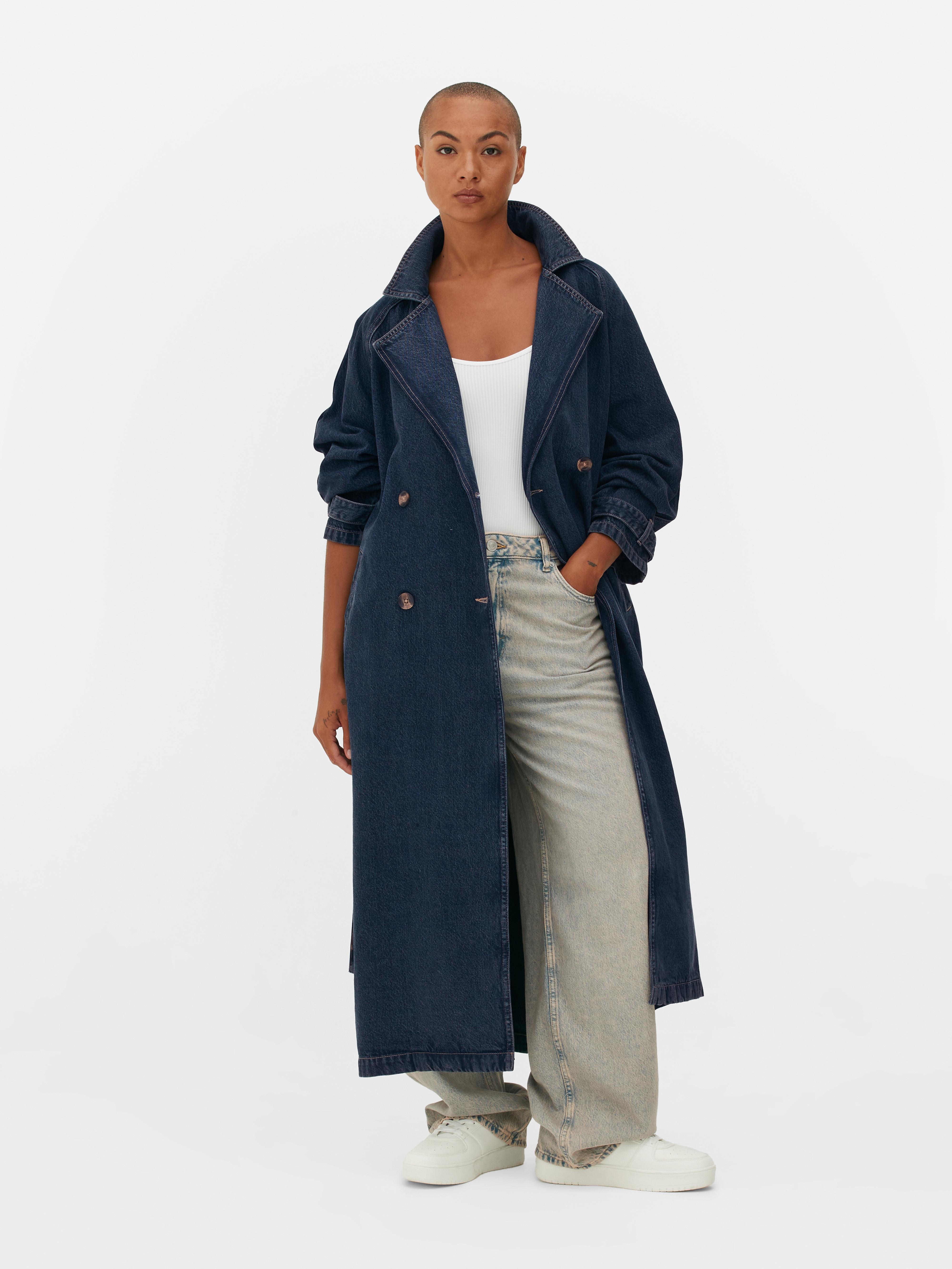 Maxi trench coat hotsell