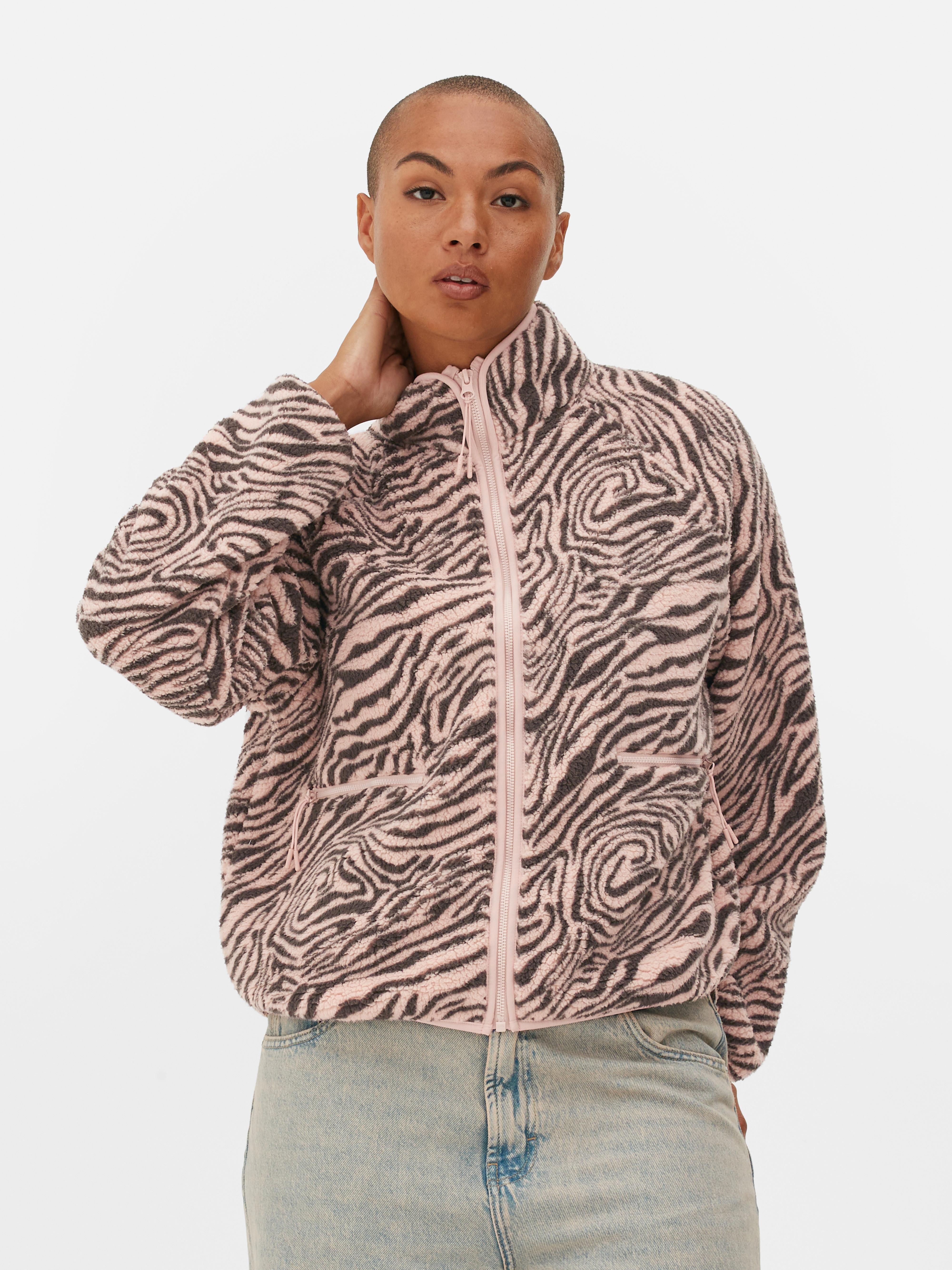 Fleece animal jacket hotsell