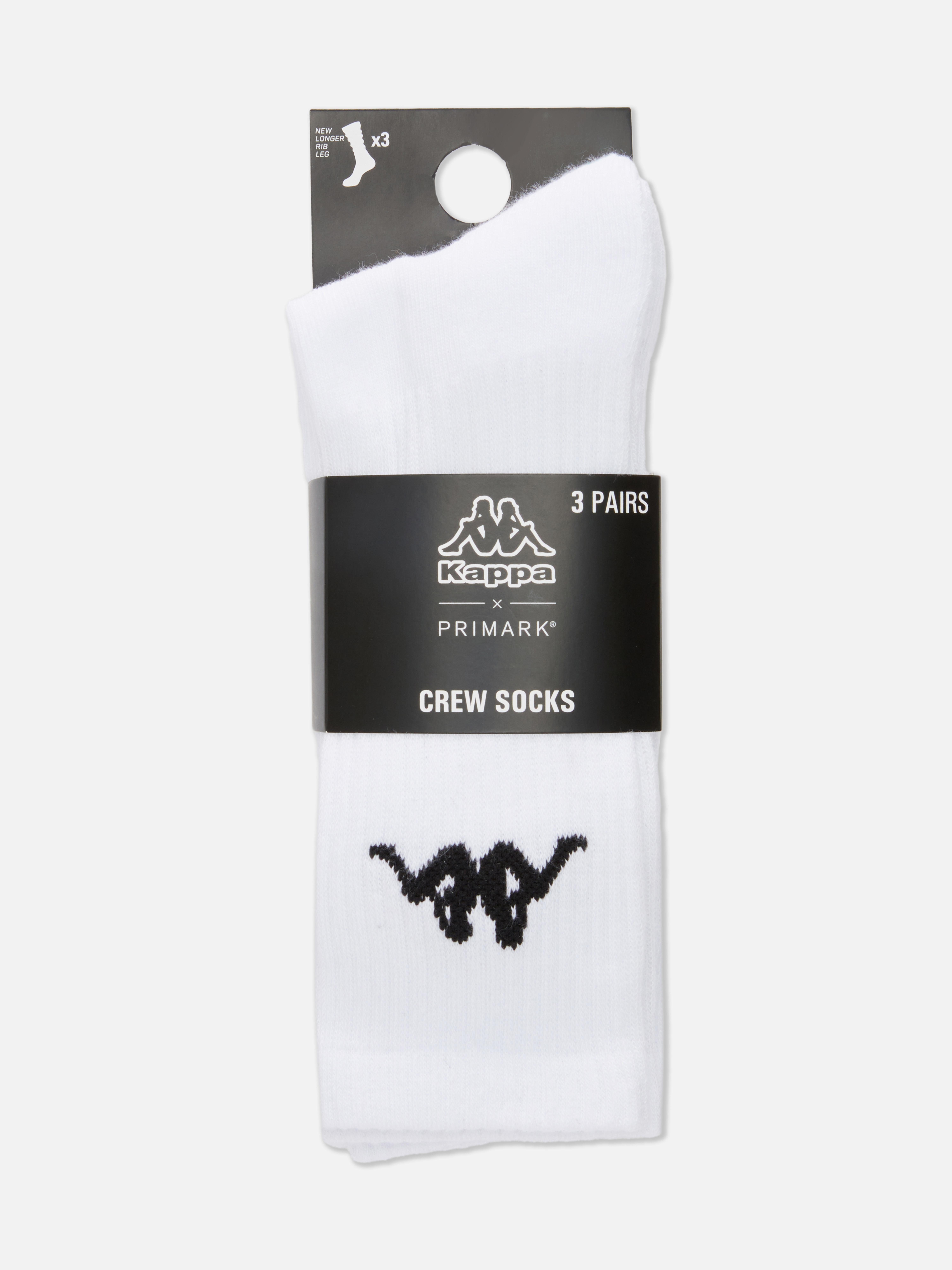 3pk Kappa x Primark Crew Socks