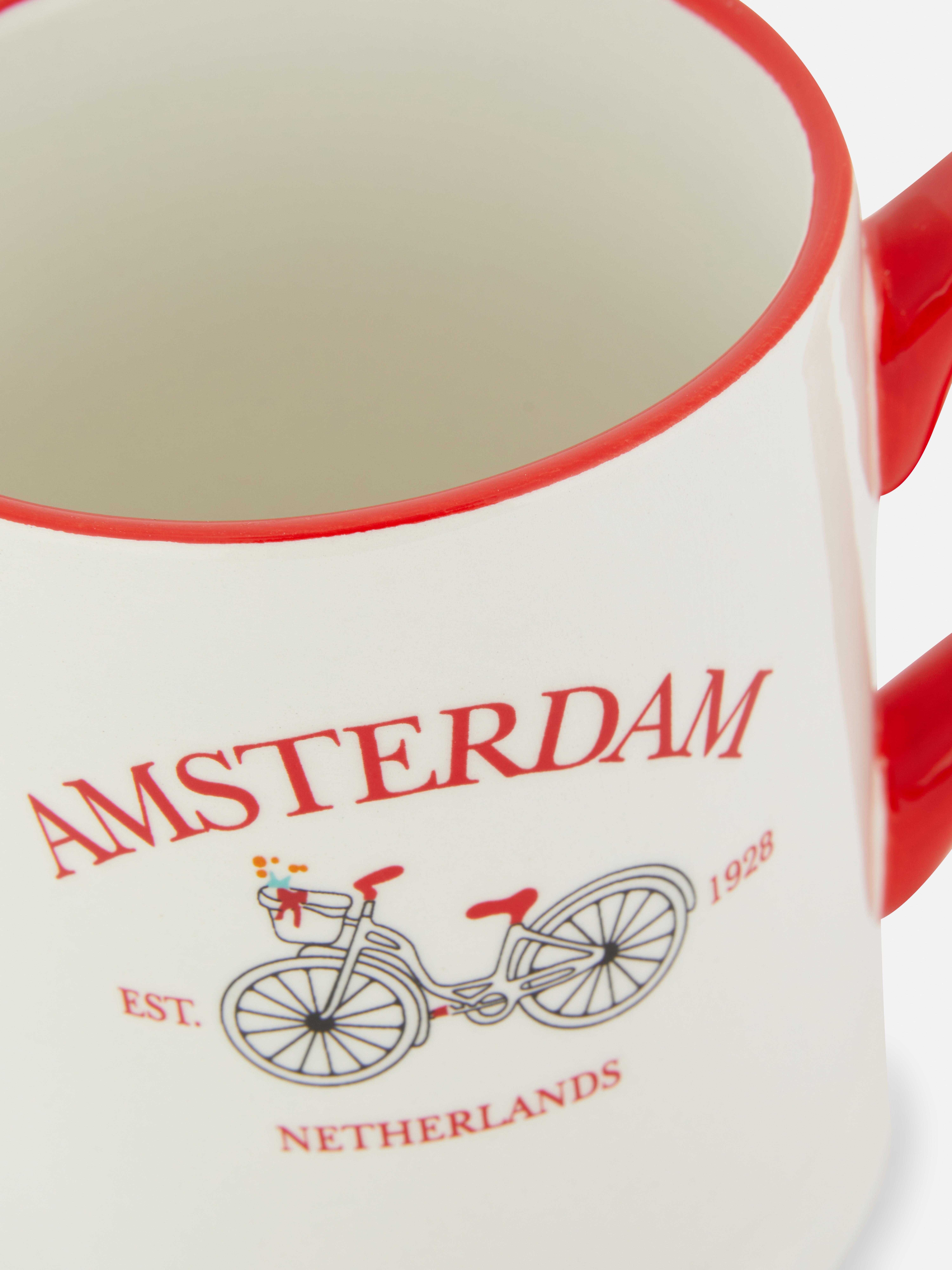 Mok met fietsontwerp Amsterdam