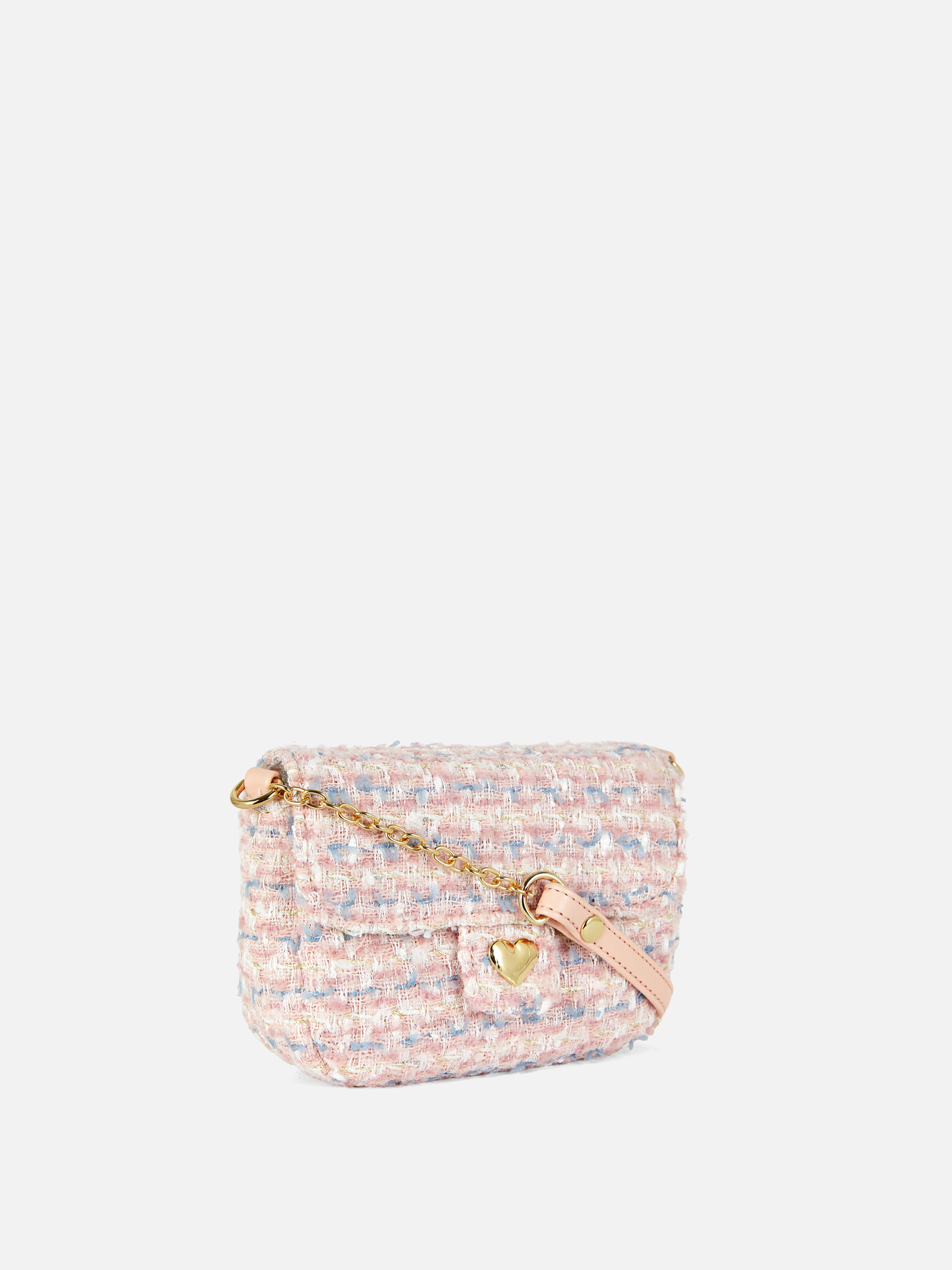 Mini Bouclé Crossbody Bag
