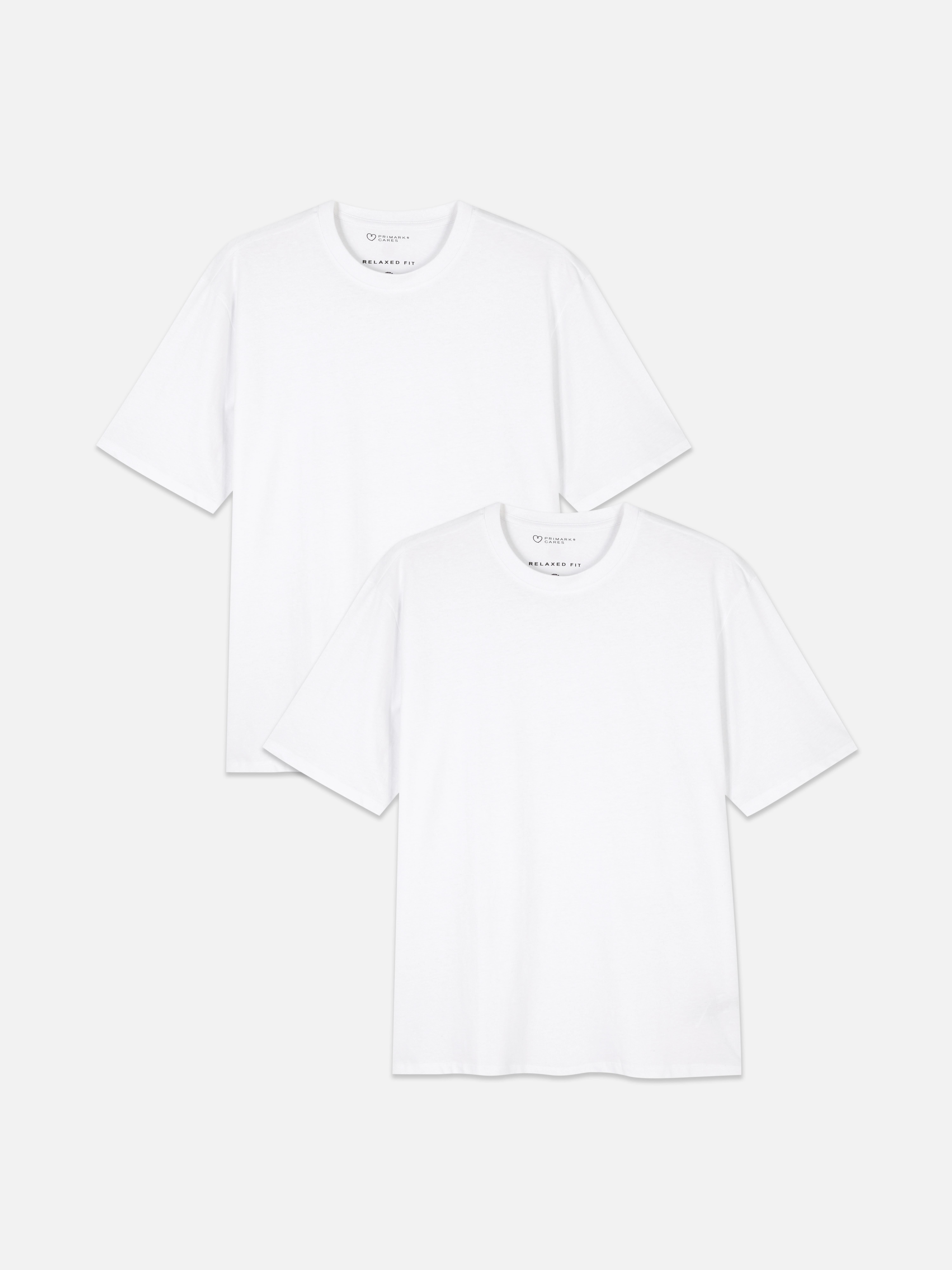 2pk Crew Neck Relaxed Fit T-Shirts