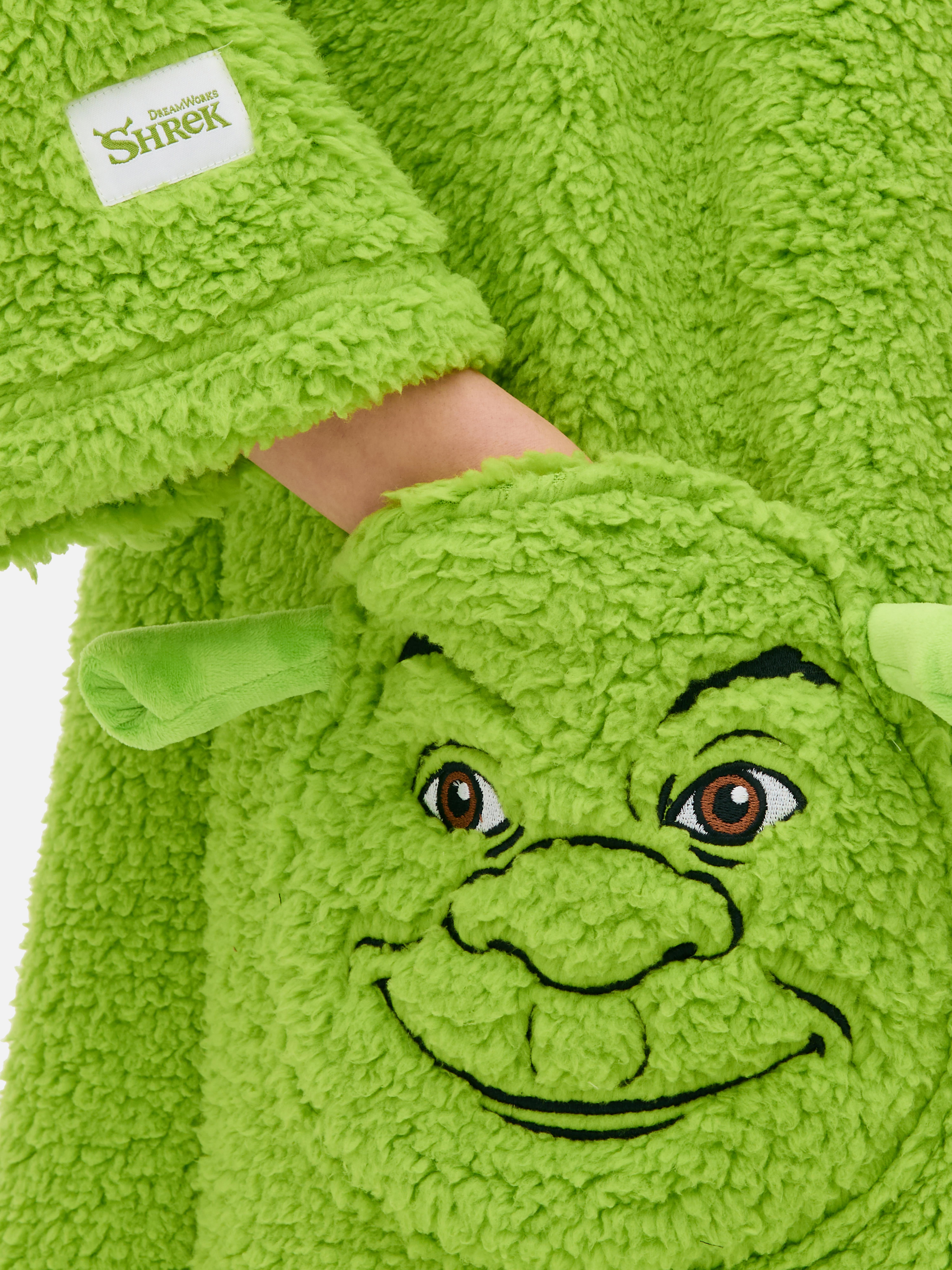 Shrek-figurás, hosszú női pulcsitakaró