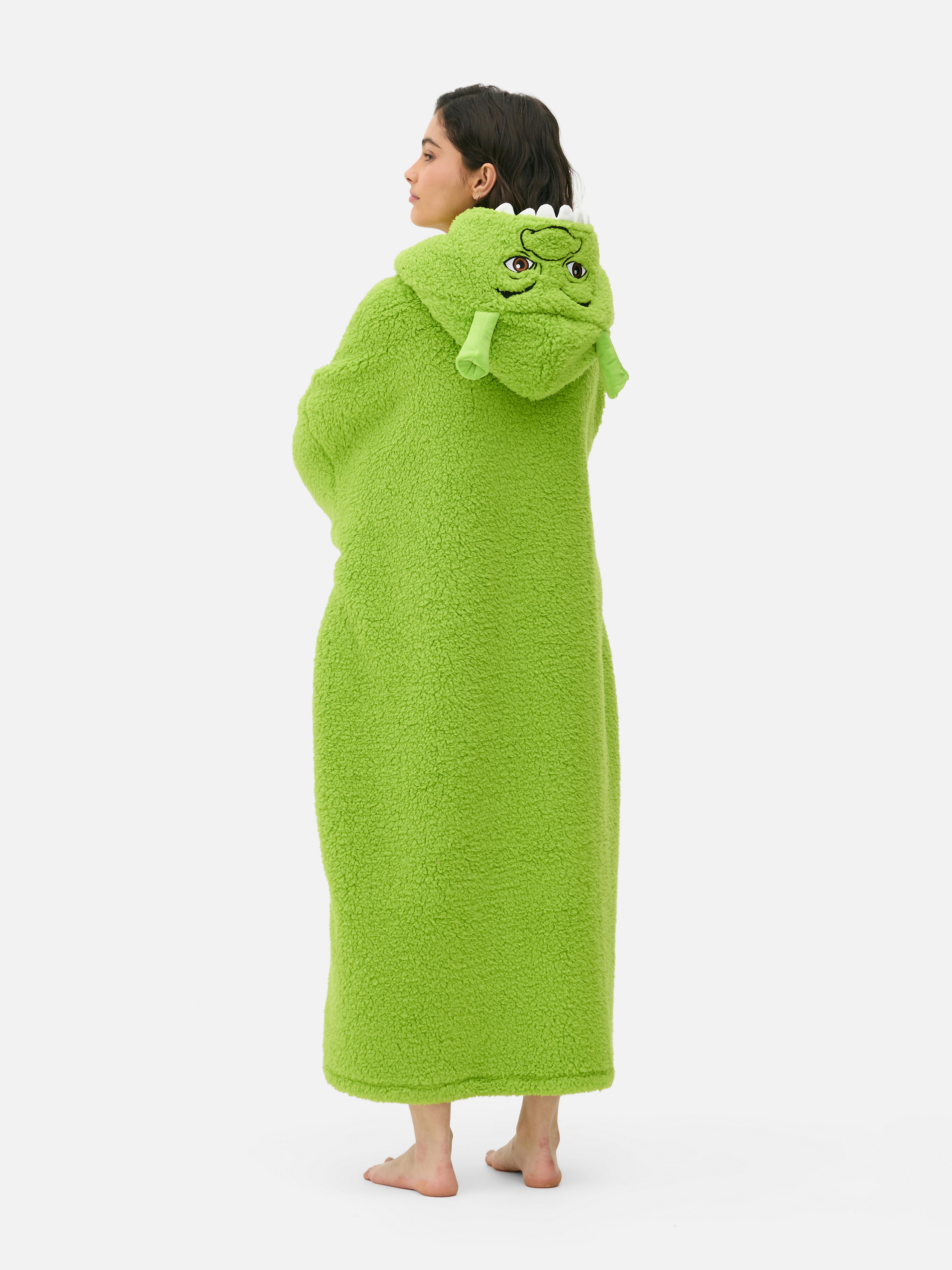Shrek-figurás, hosszú női pulcsitakaró