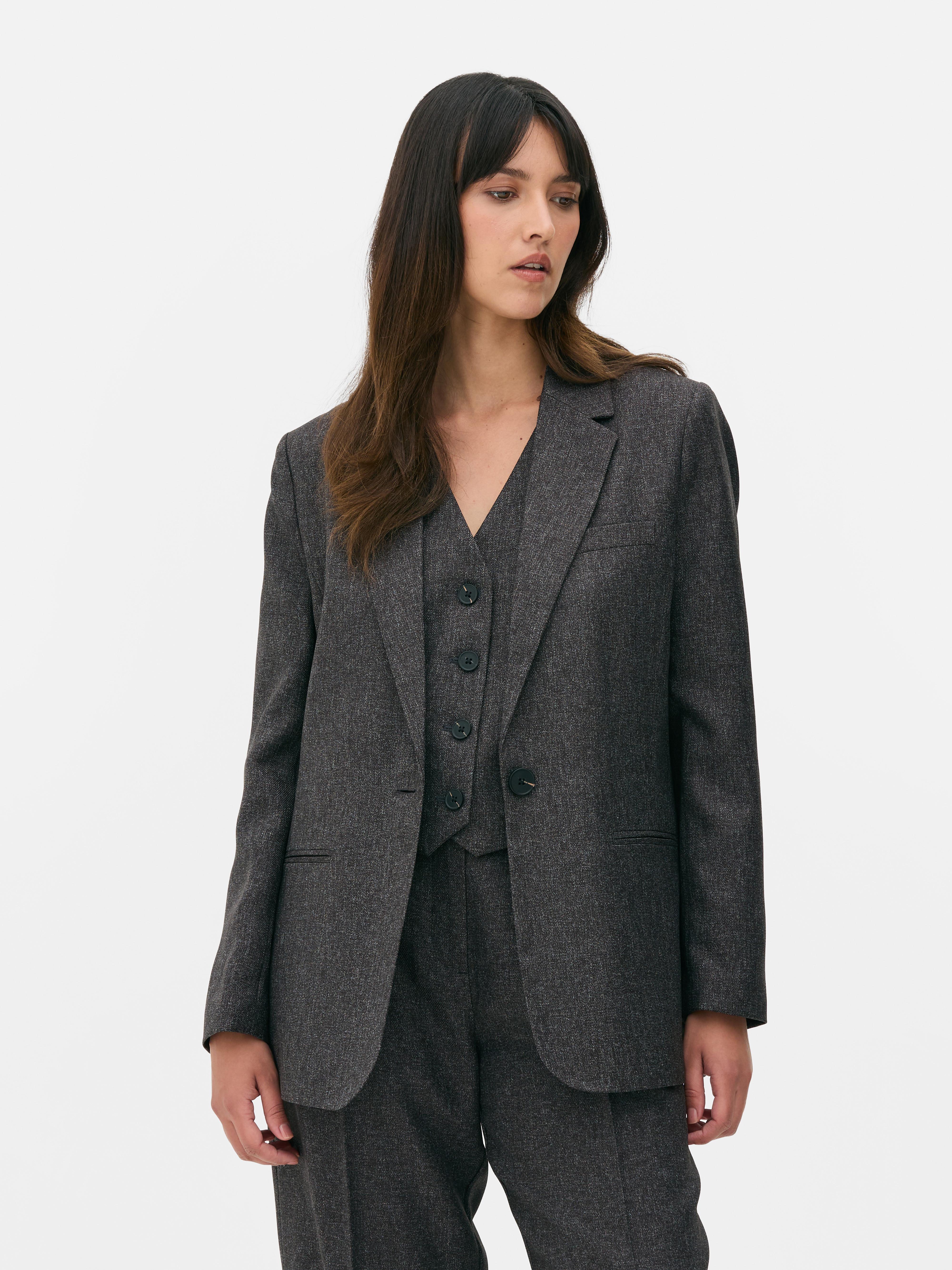 Womens Cherry Co ord Double Breasted Blazer Primark