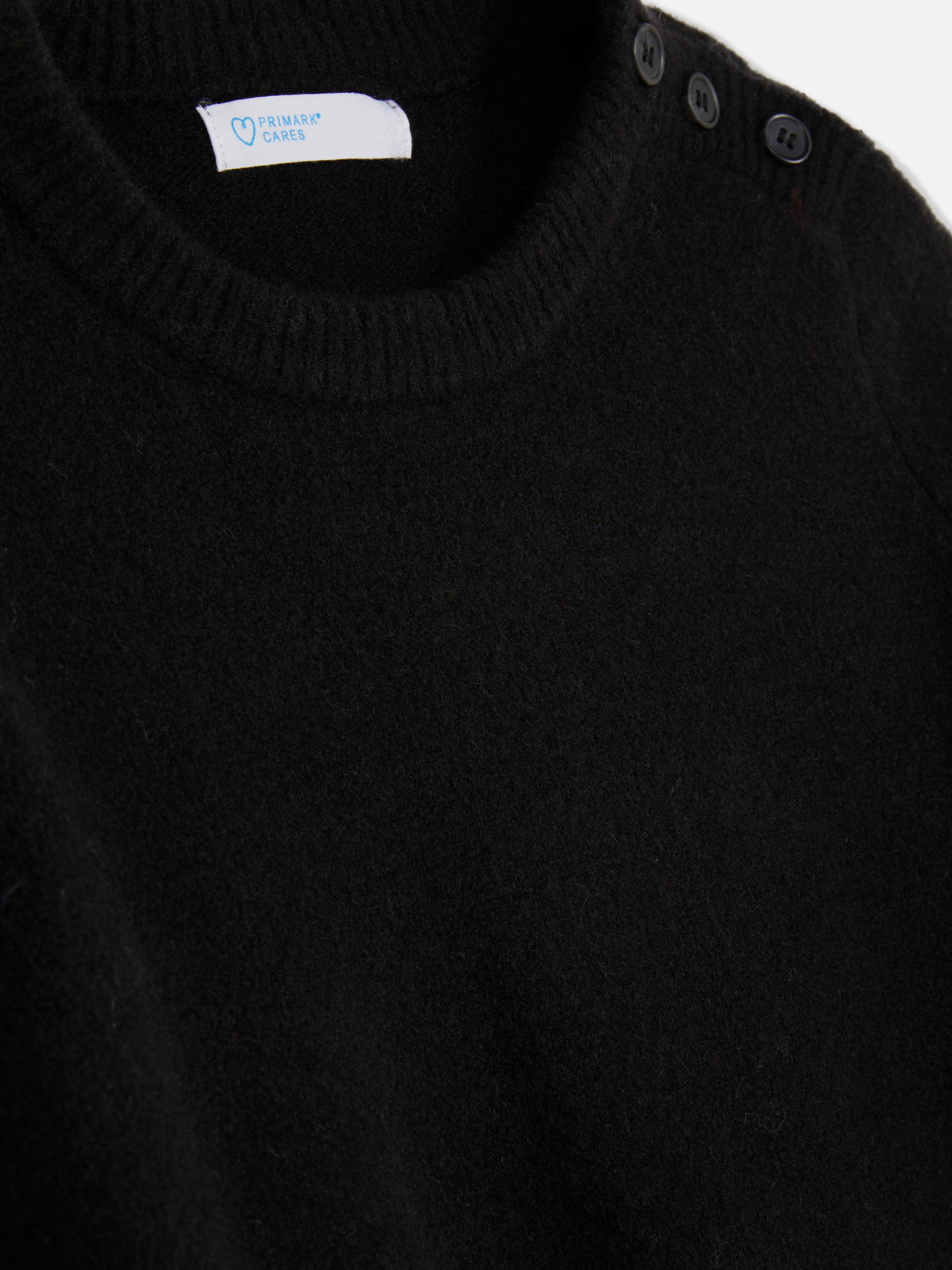 Womens Black Fine Gauge Knit Jumper Primark