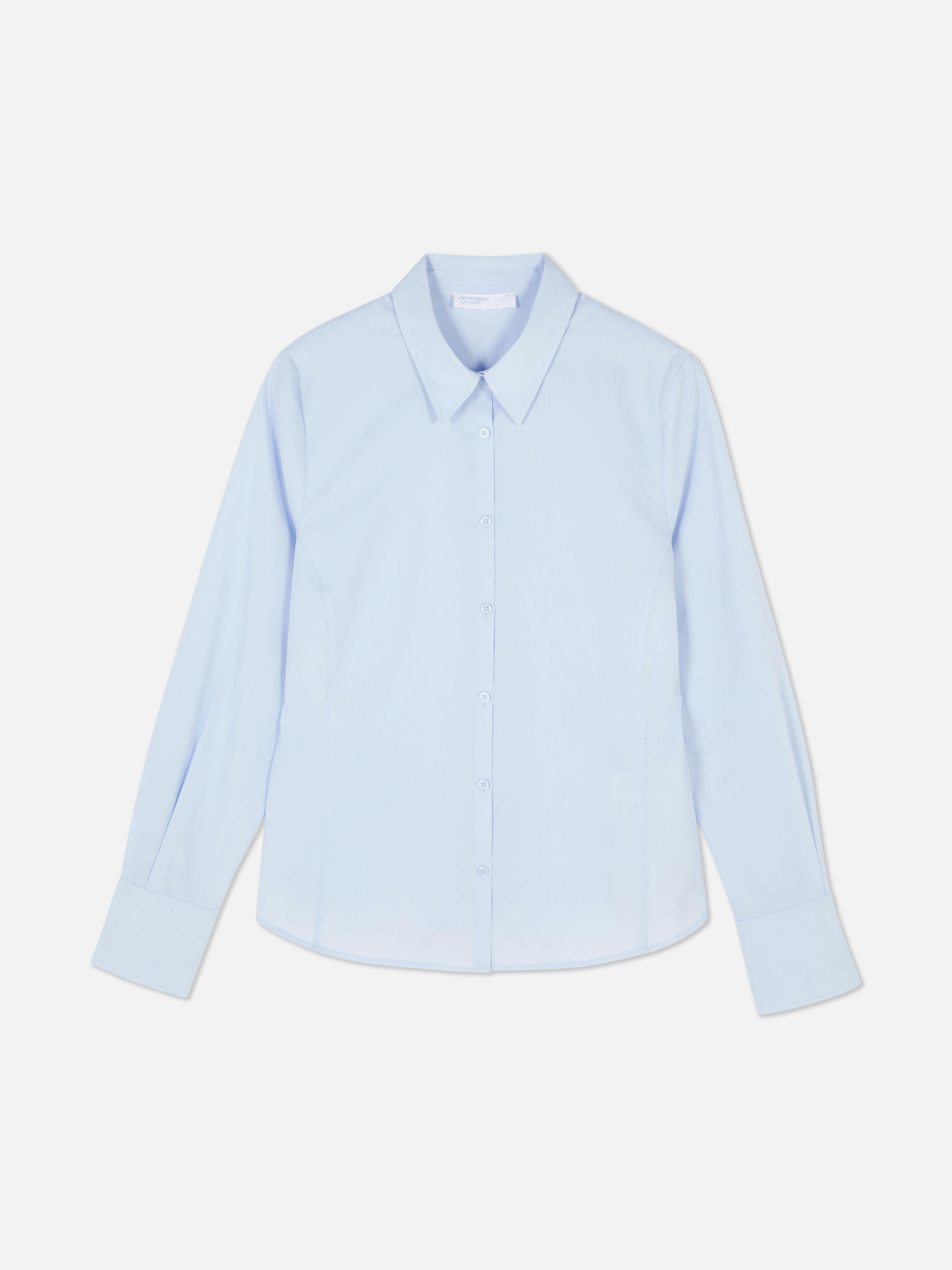 Chemise ajustée à manches longues