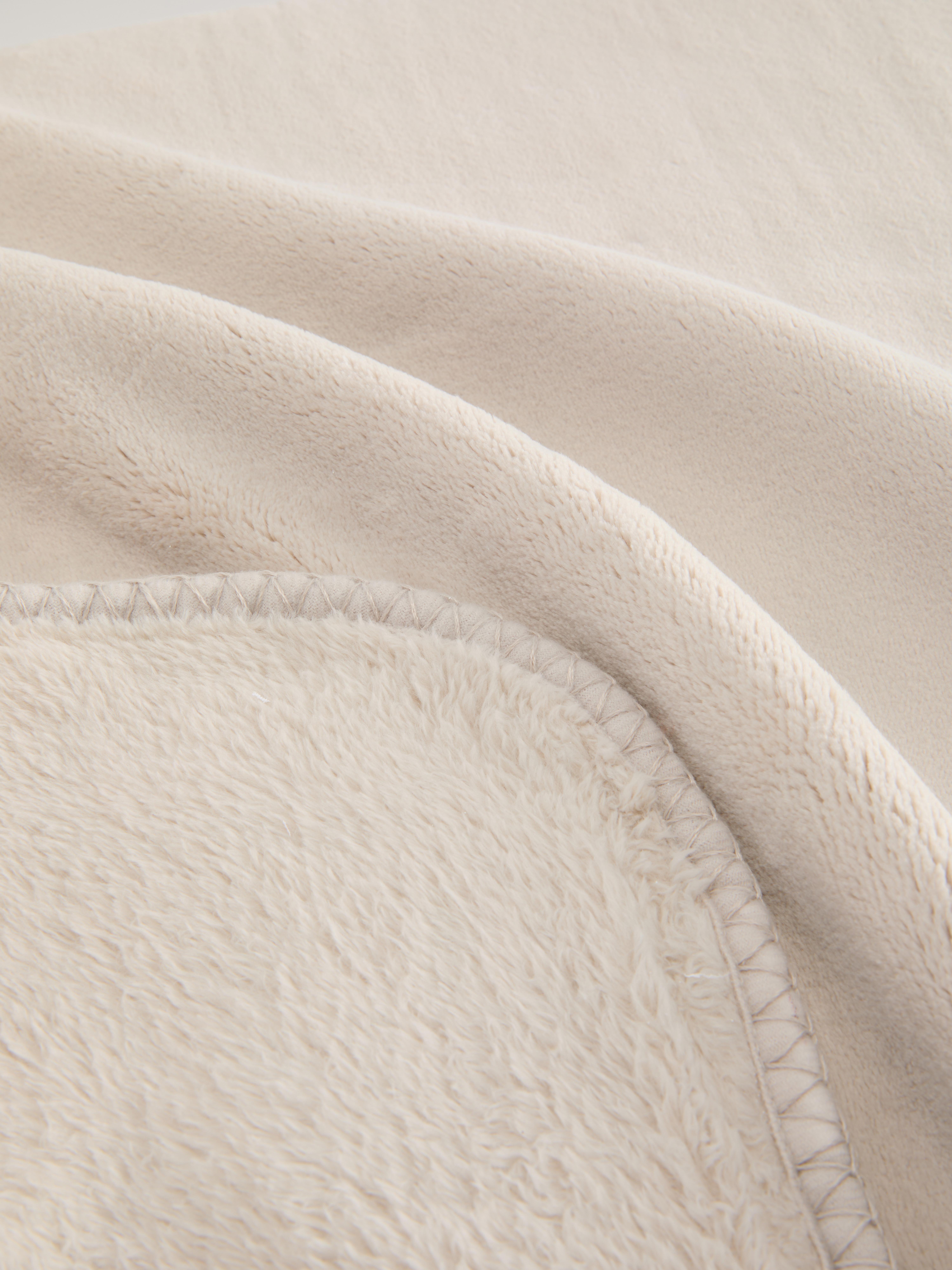 Blanket Stitch Trim Throw