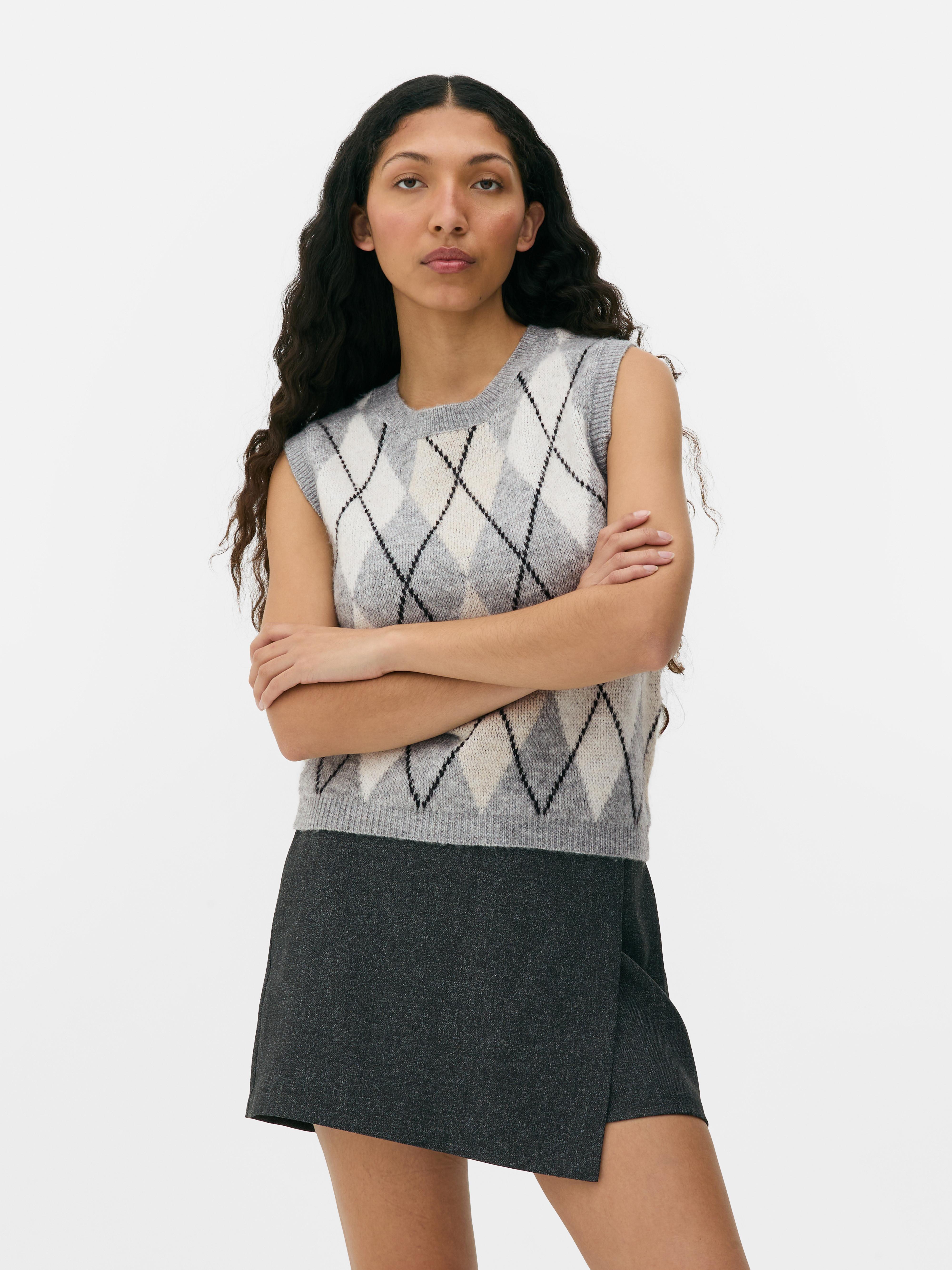 Womens Ivory Thermal Pointelle Knit Vest Primark