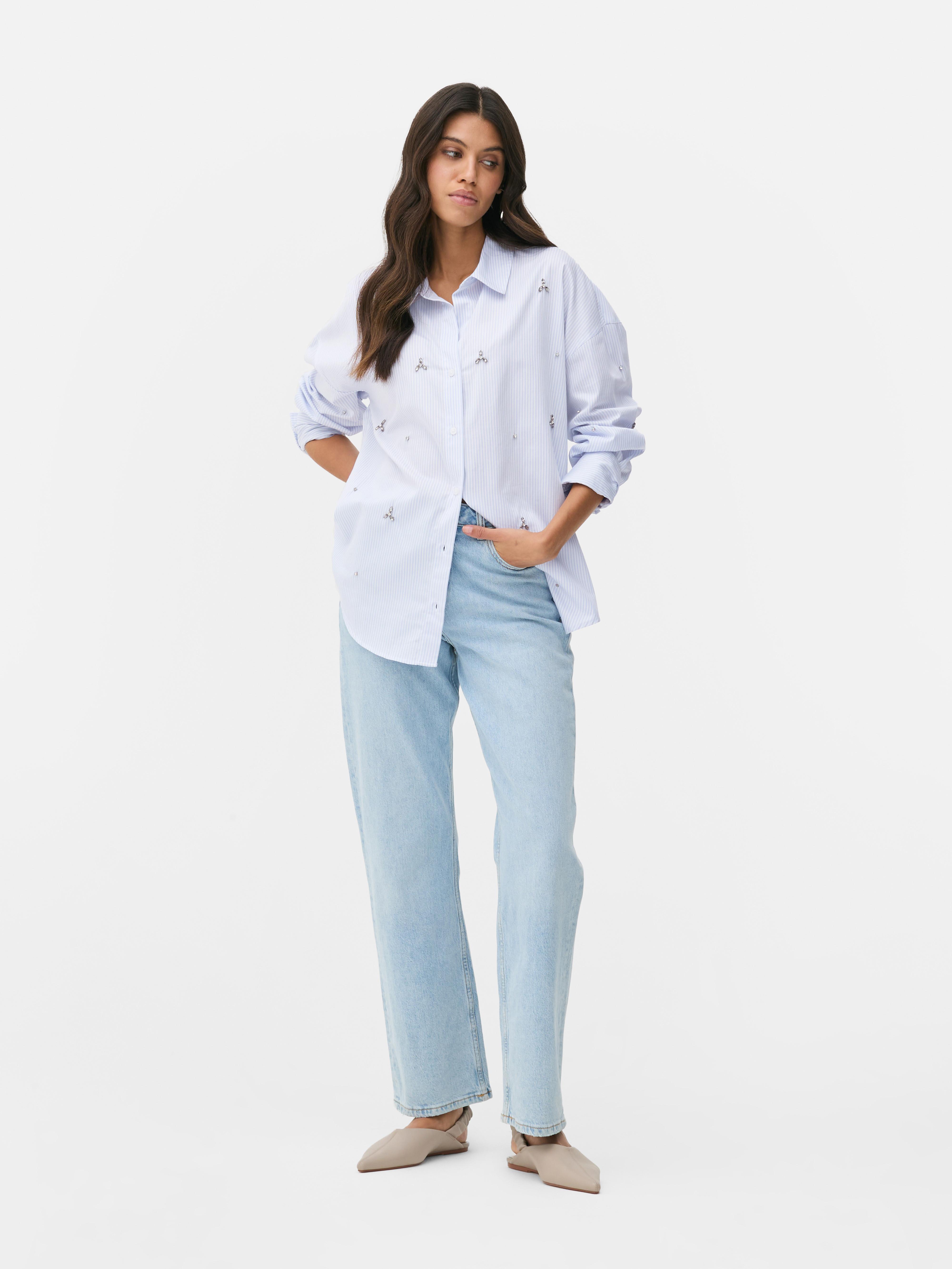 Long Shirts for Women Women s Blouses Primark