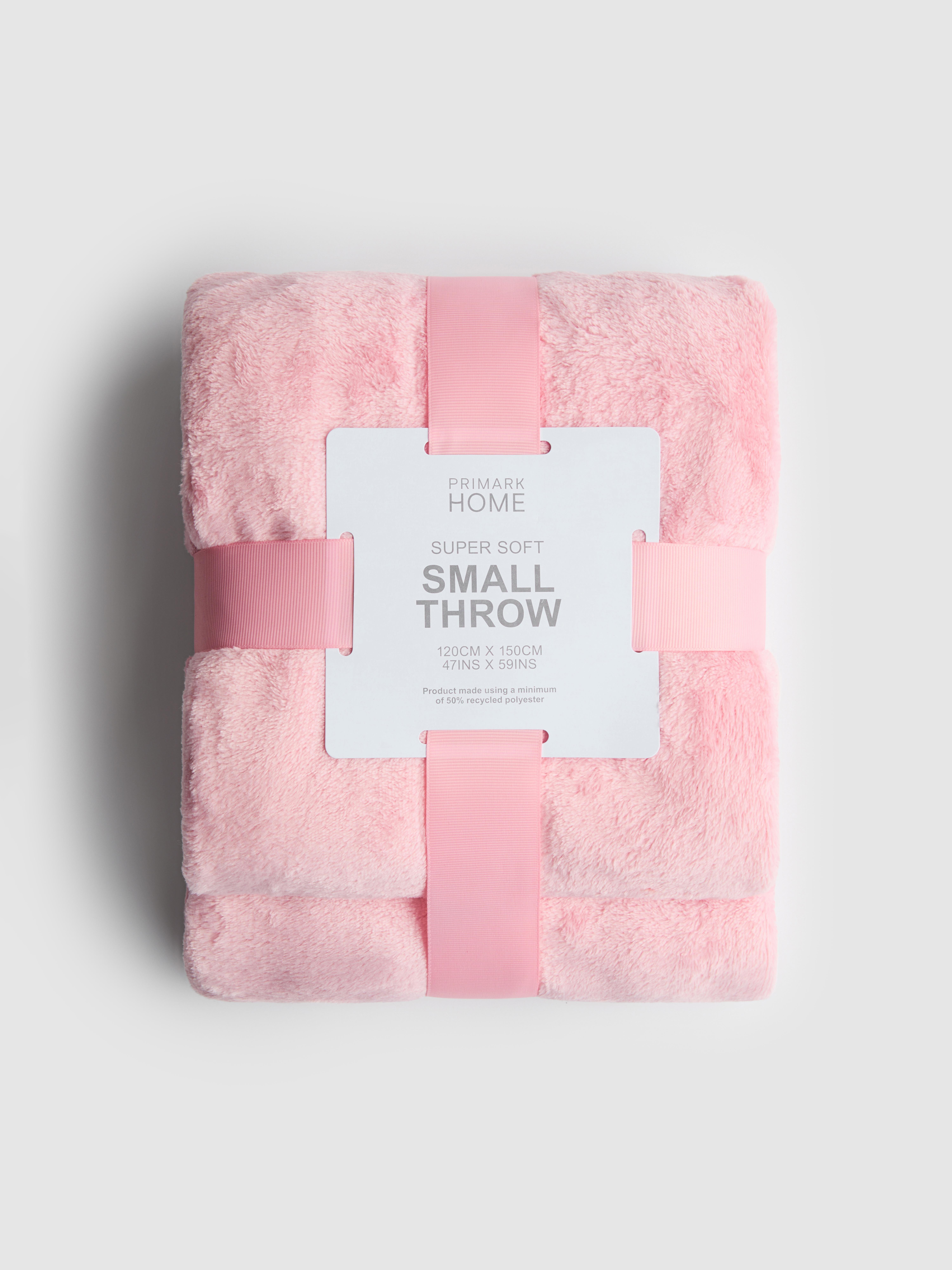 Coperta di peluche piccola morbidissima Rosa acceso