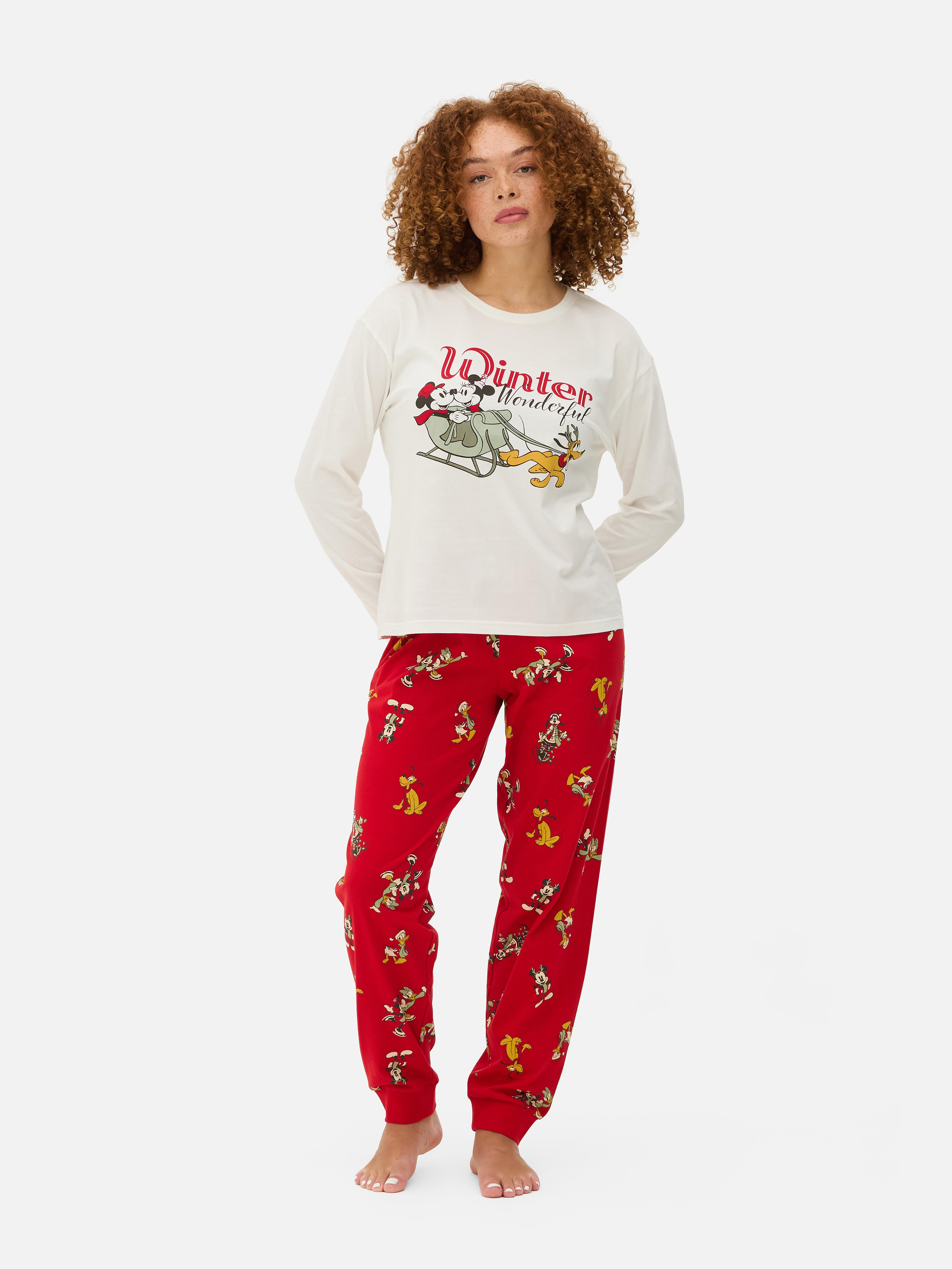 Women s Red Women s Reindeer Borg Family Twinning Pyjamas Penneys