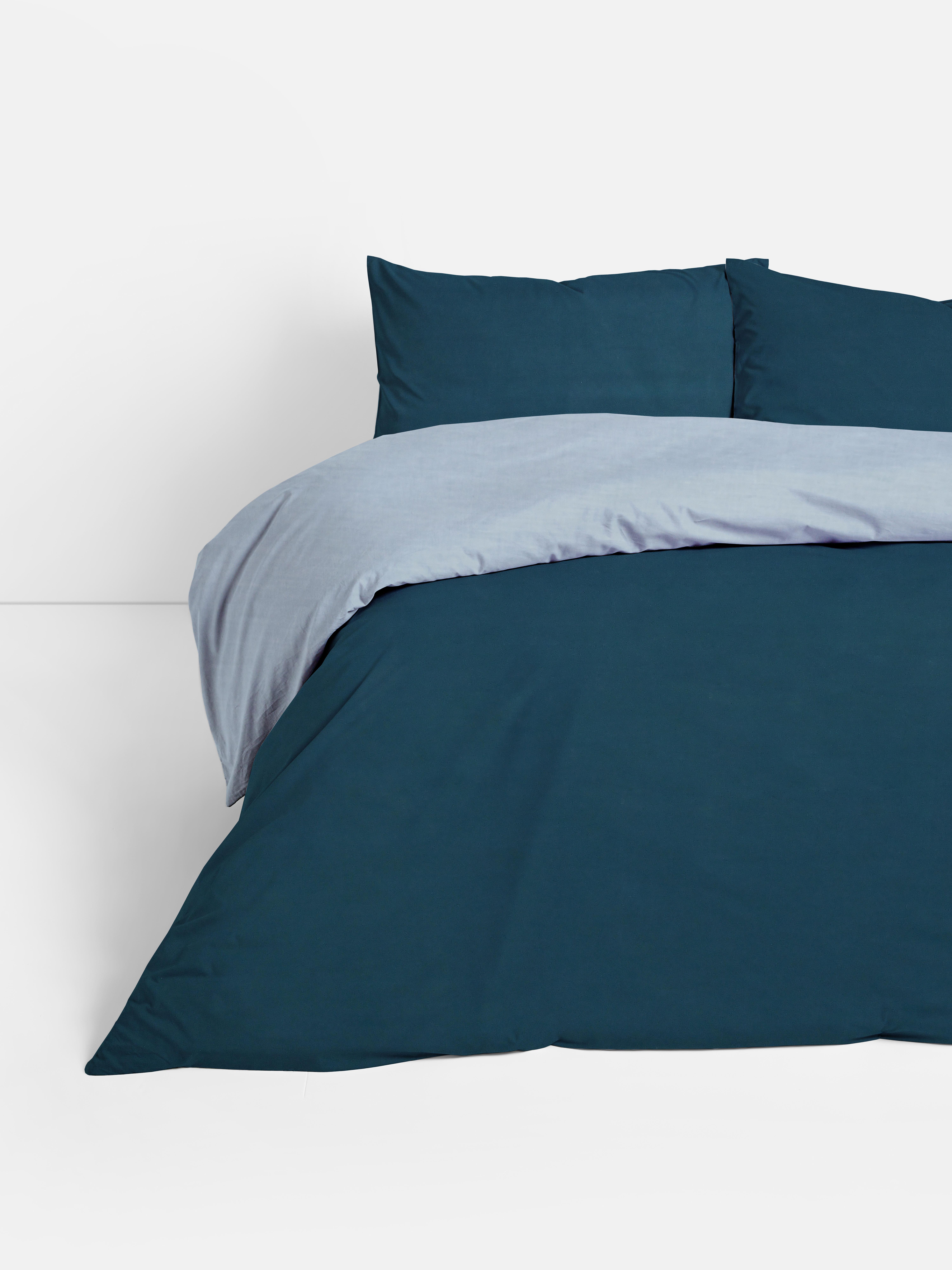 Set copripiumone matrimoniale reversibile colorato