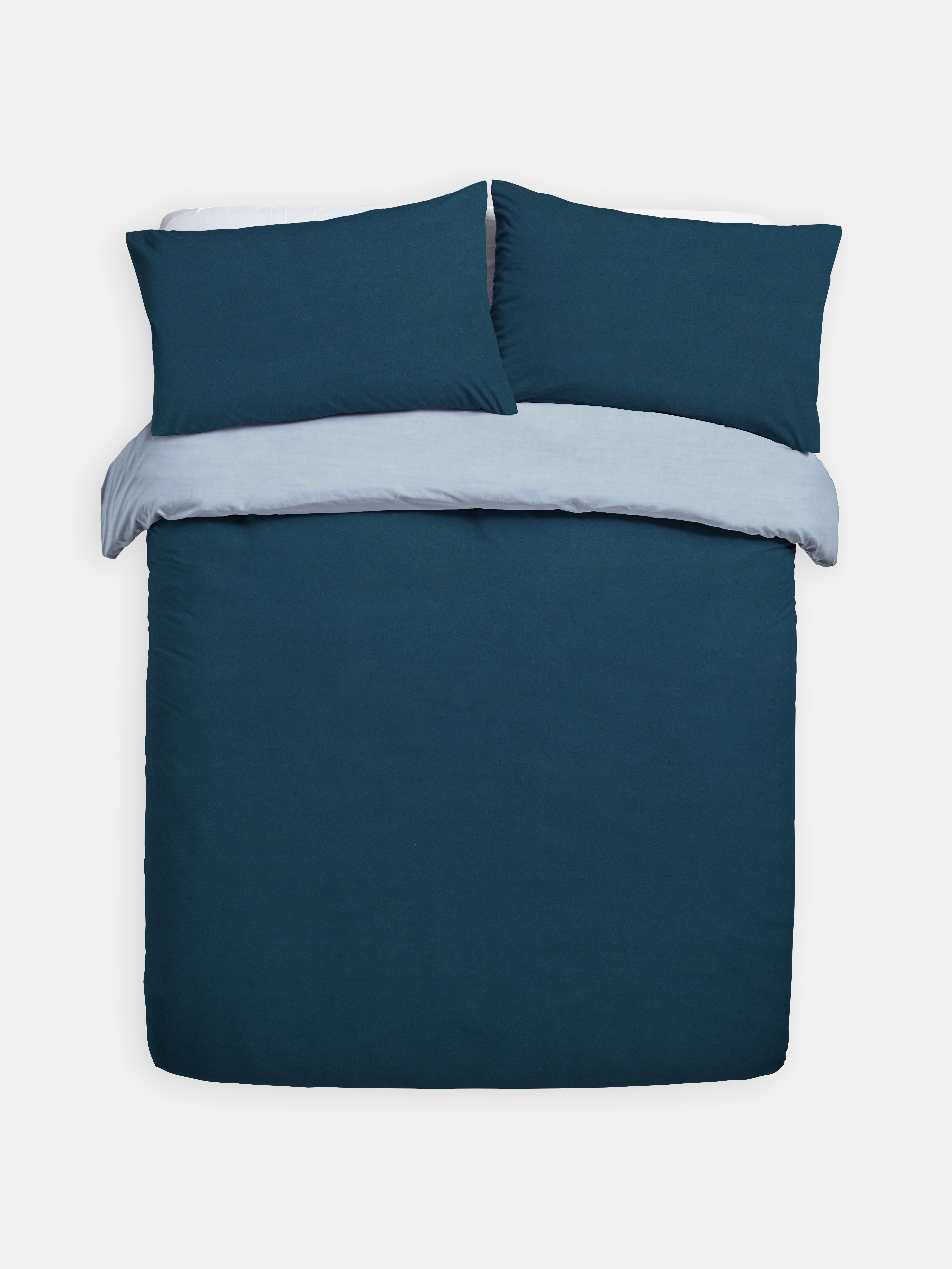 Set copripiumone matrimoniale reversibile colorato