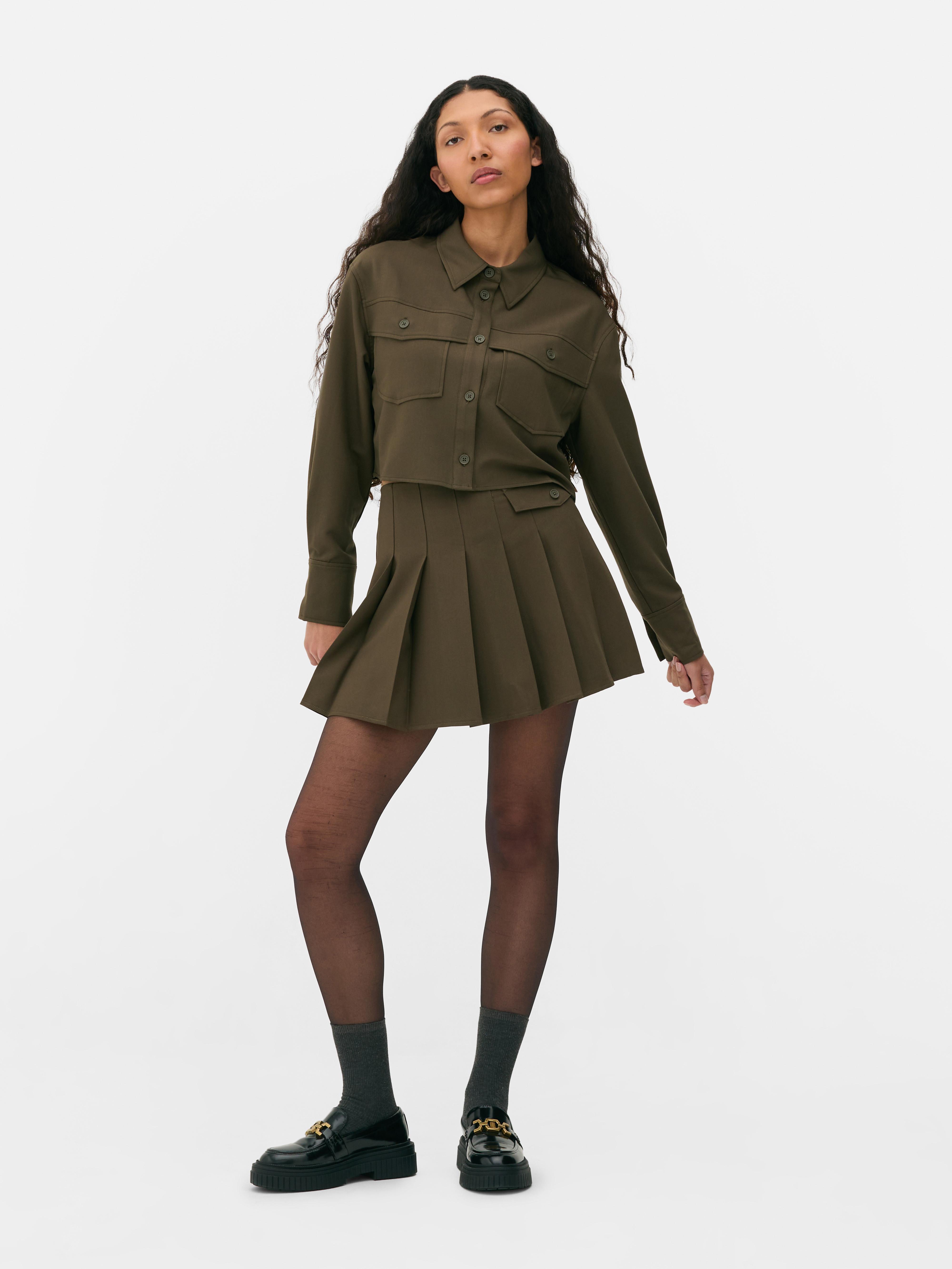 Khaki skirt 7 little words best sale