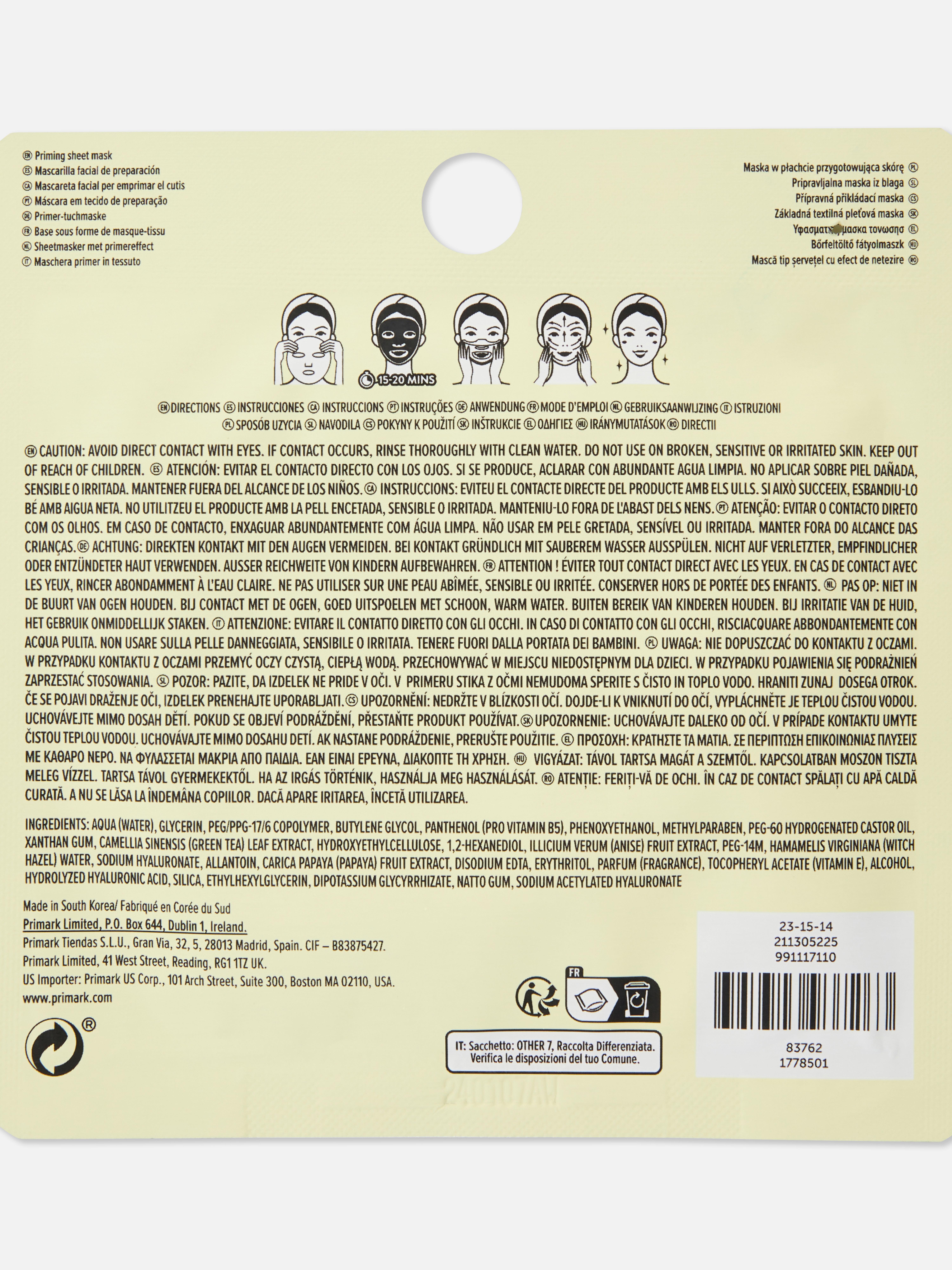 Mascarilla facial iluminadora de PS... Prep + Perfect