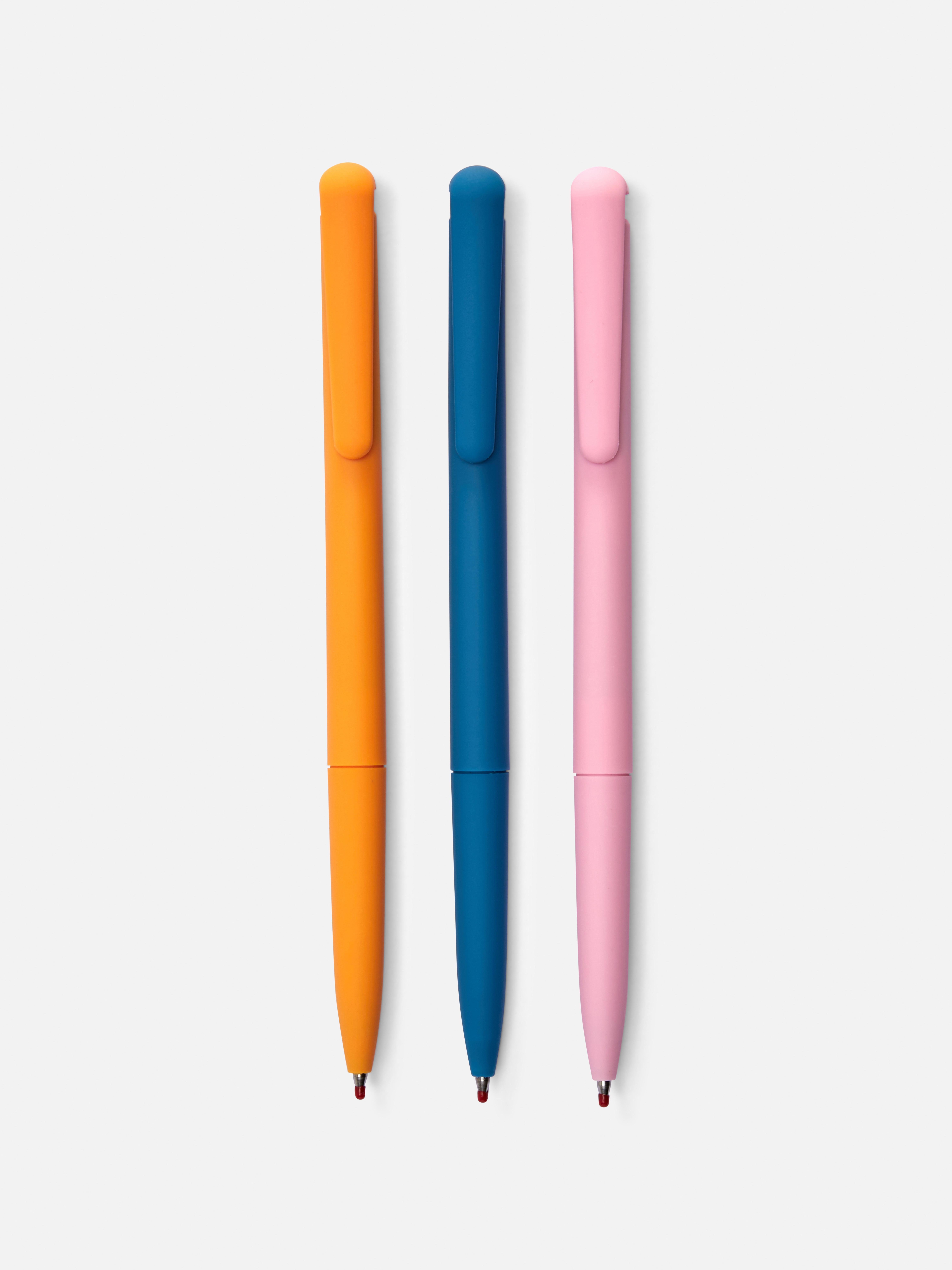 3pk Soft Touch Pens
