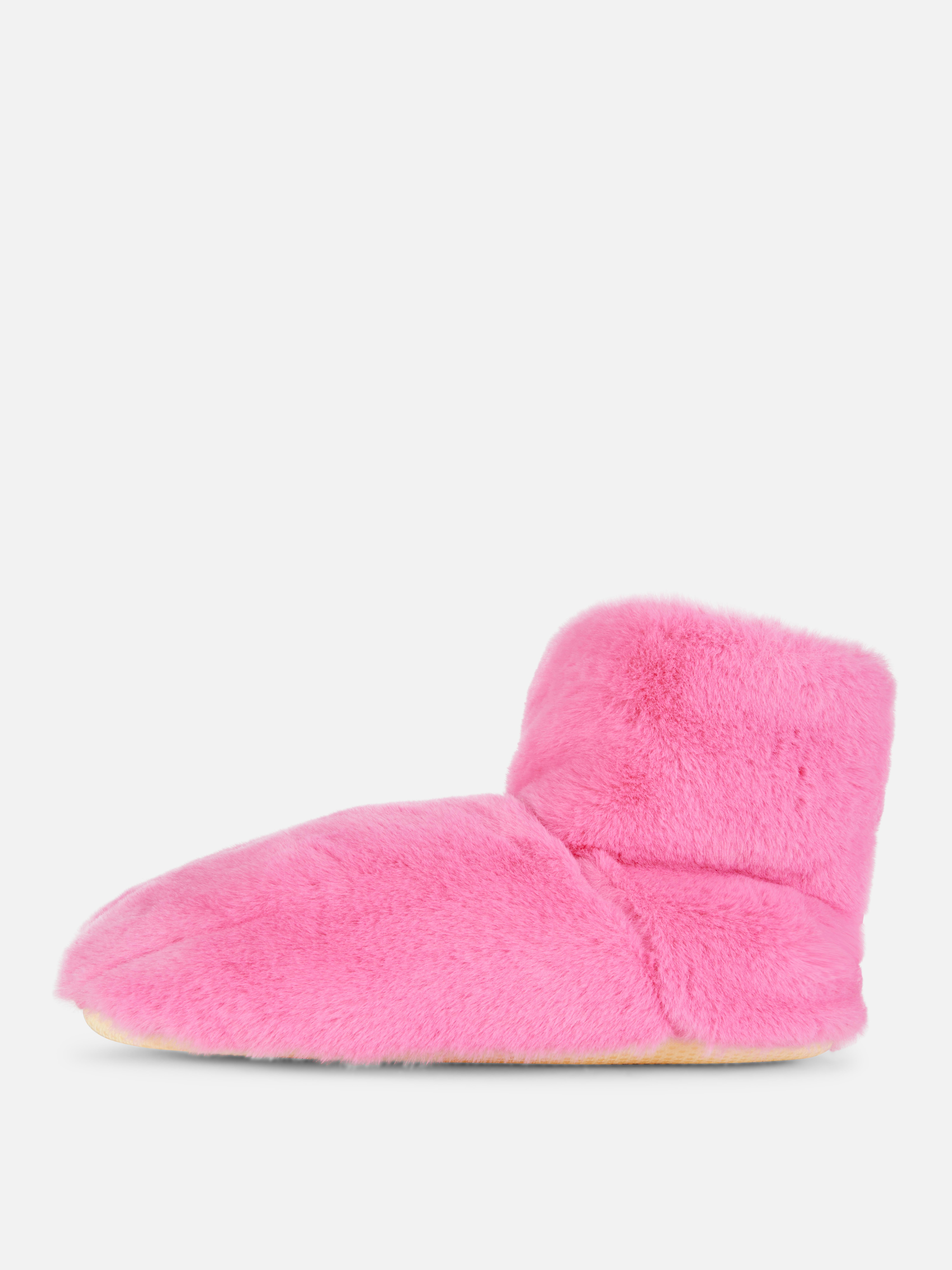 Womens Pink Disney’s Toy Story Lotso Fluffy Slipper Boots Primark
