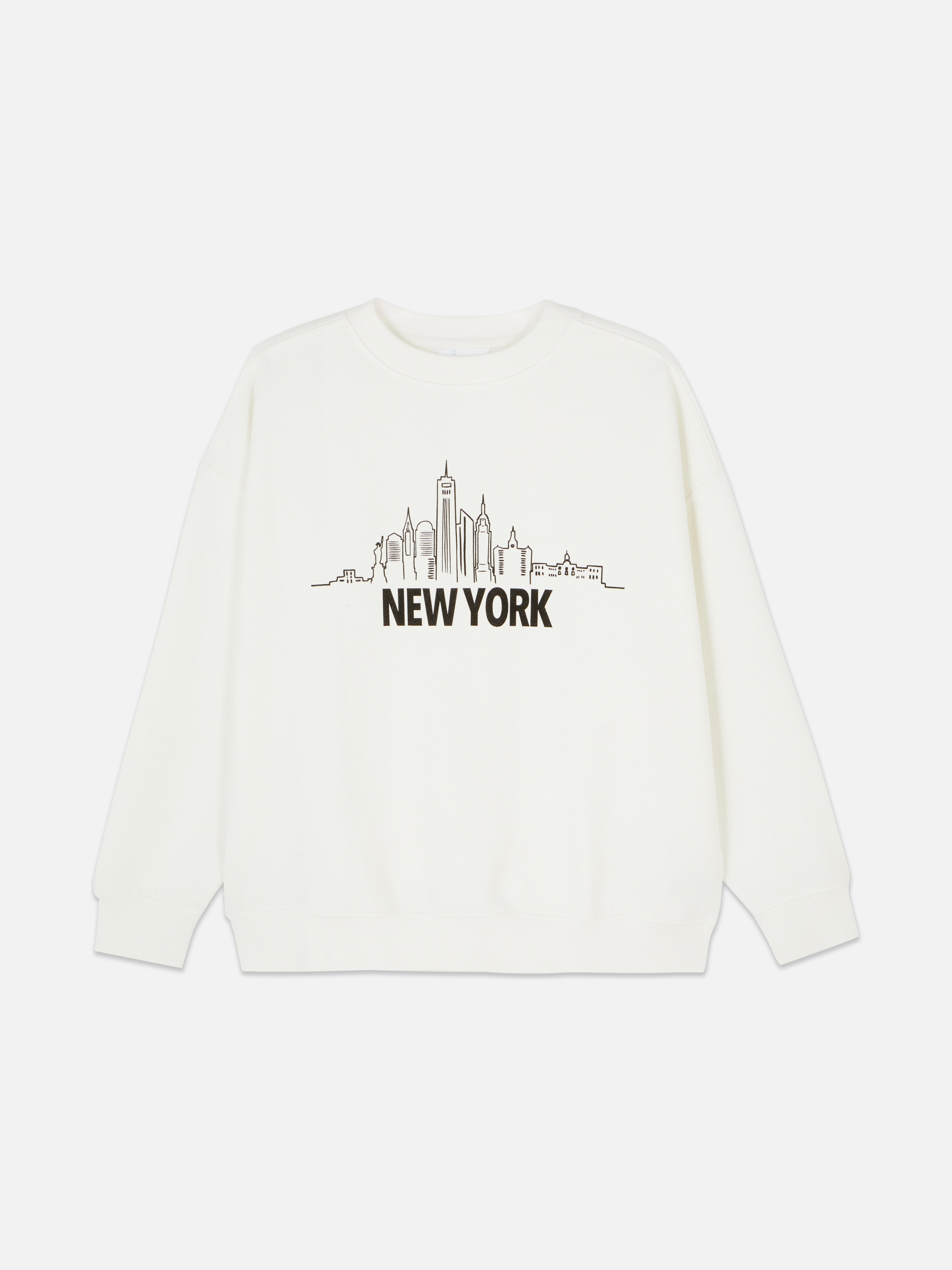 Women's Ivory New York City Sweatshirt | Primark