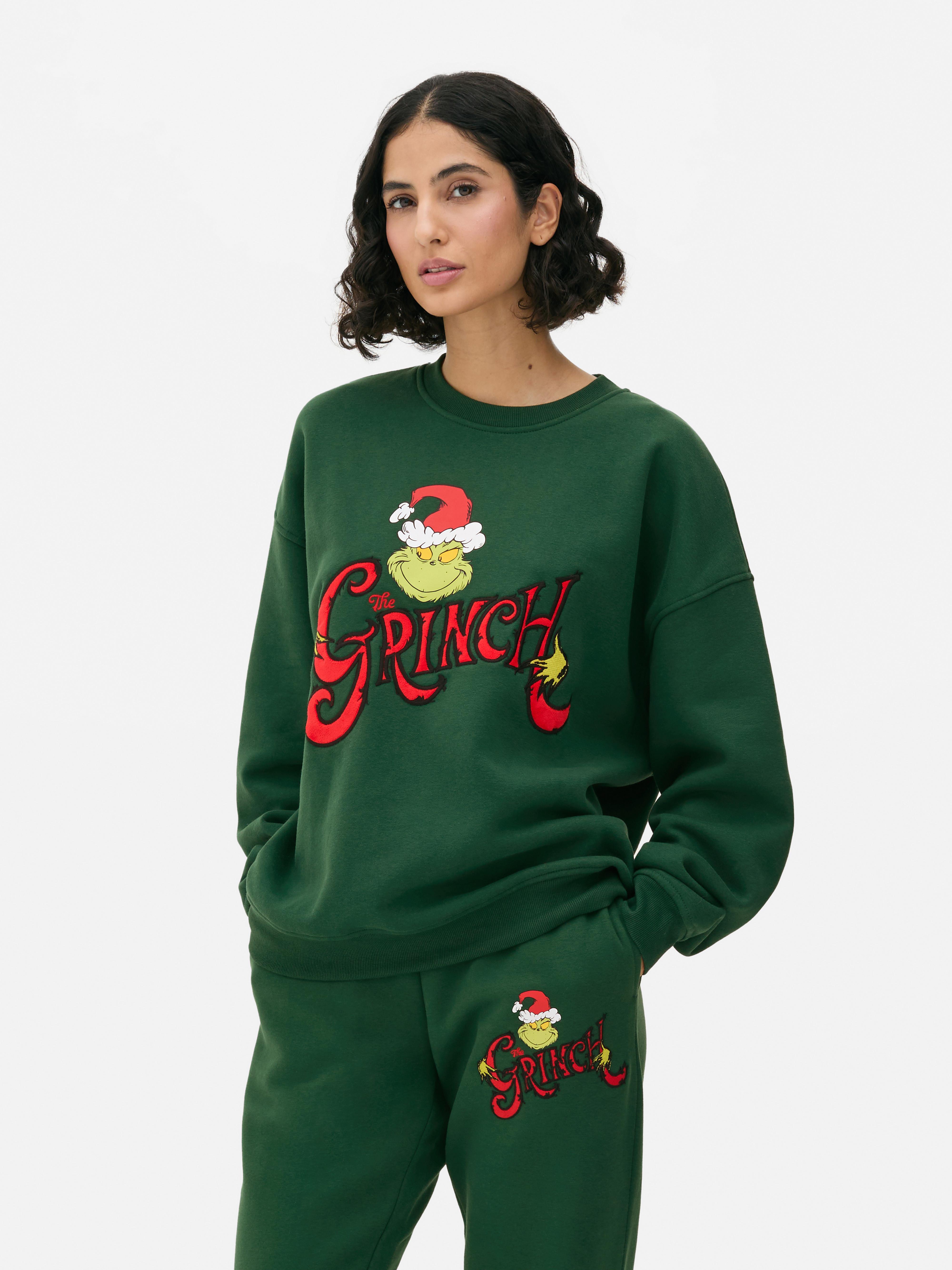 Womens Green The Grinch Christmas Jumper Primark