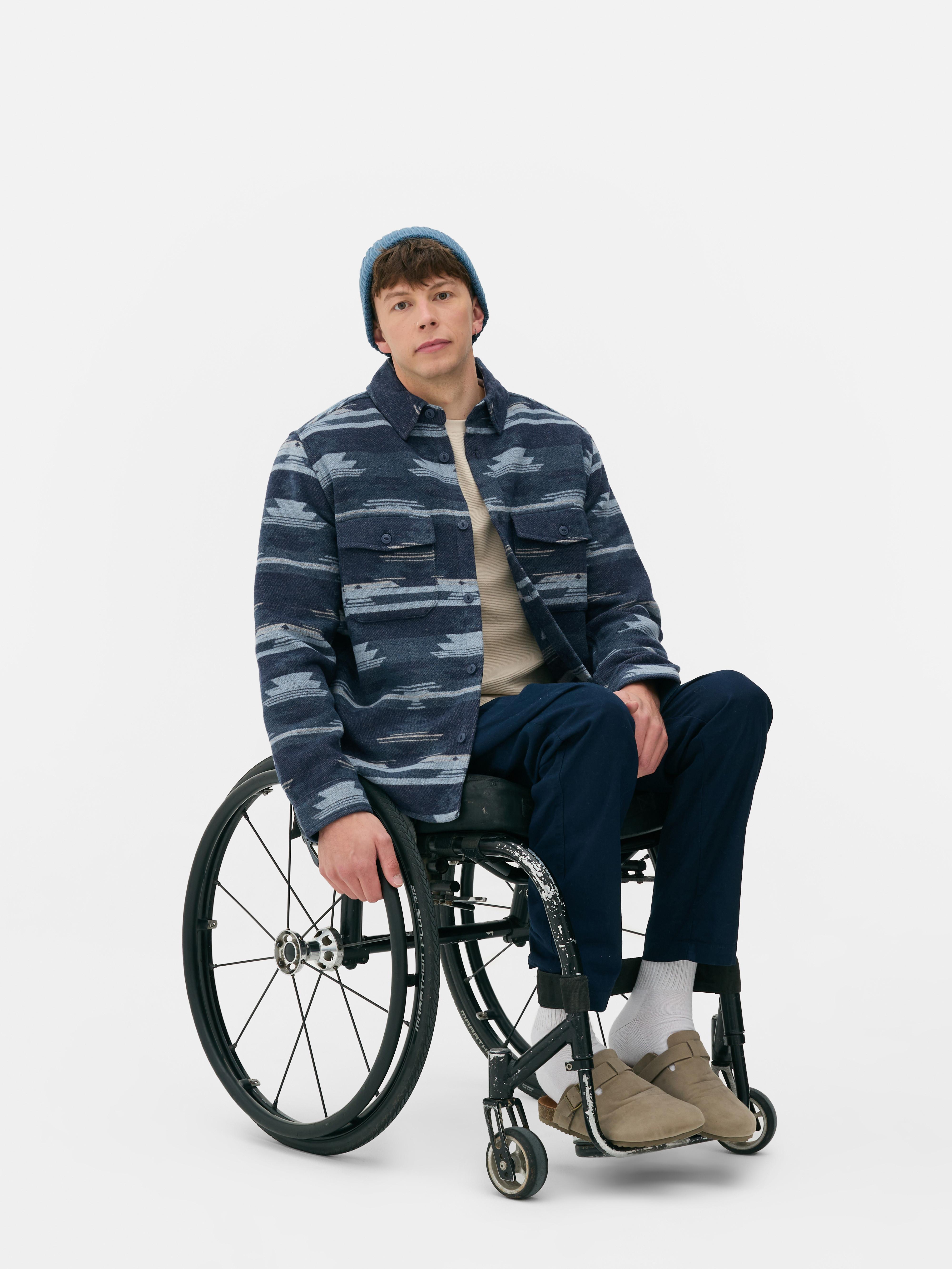 Overshirt met geometrisch patroon