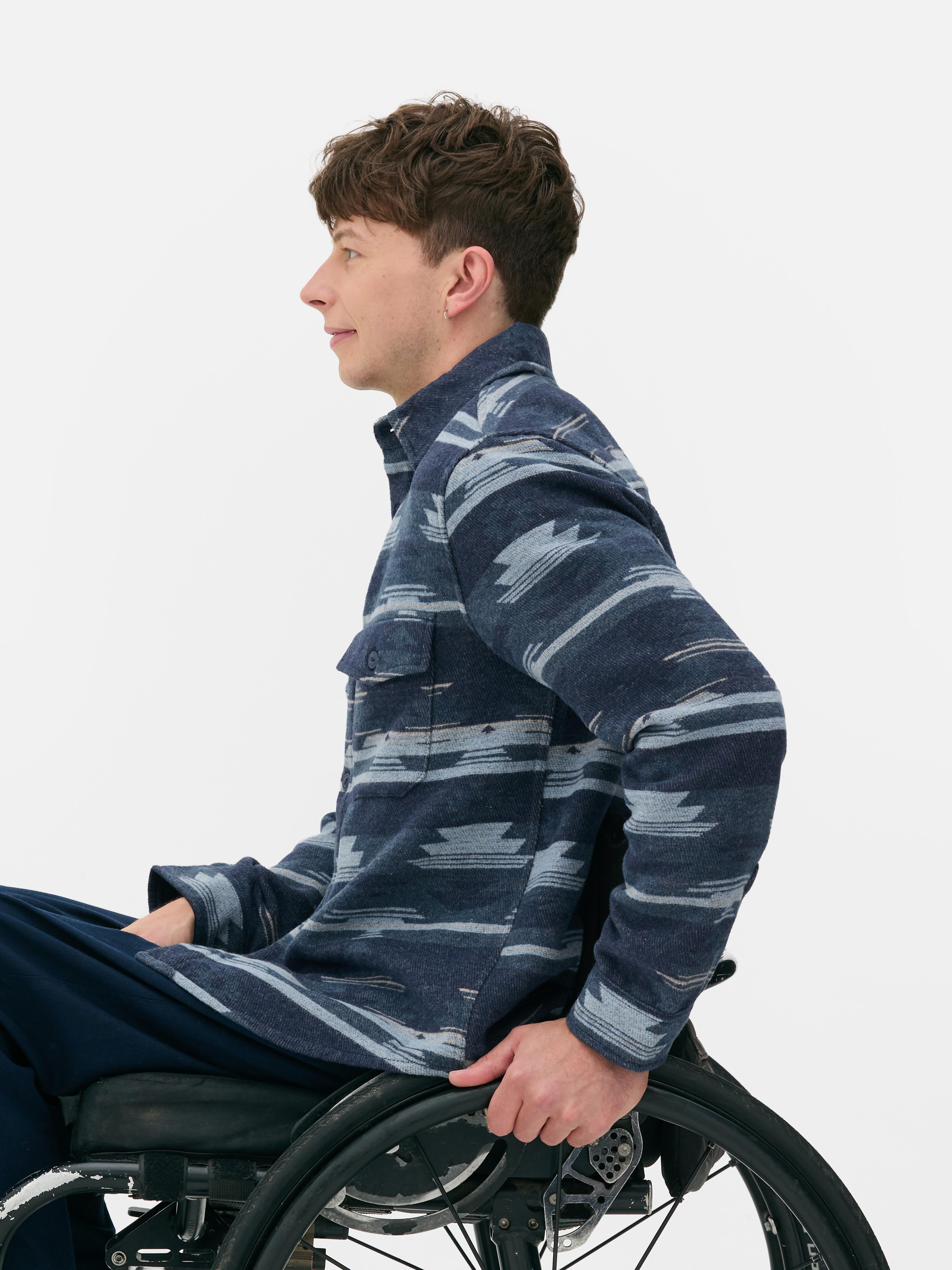 Overshirt met geometrisch patroon