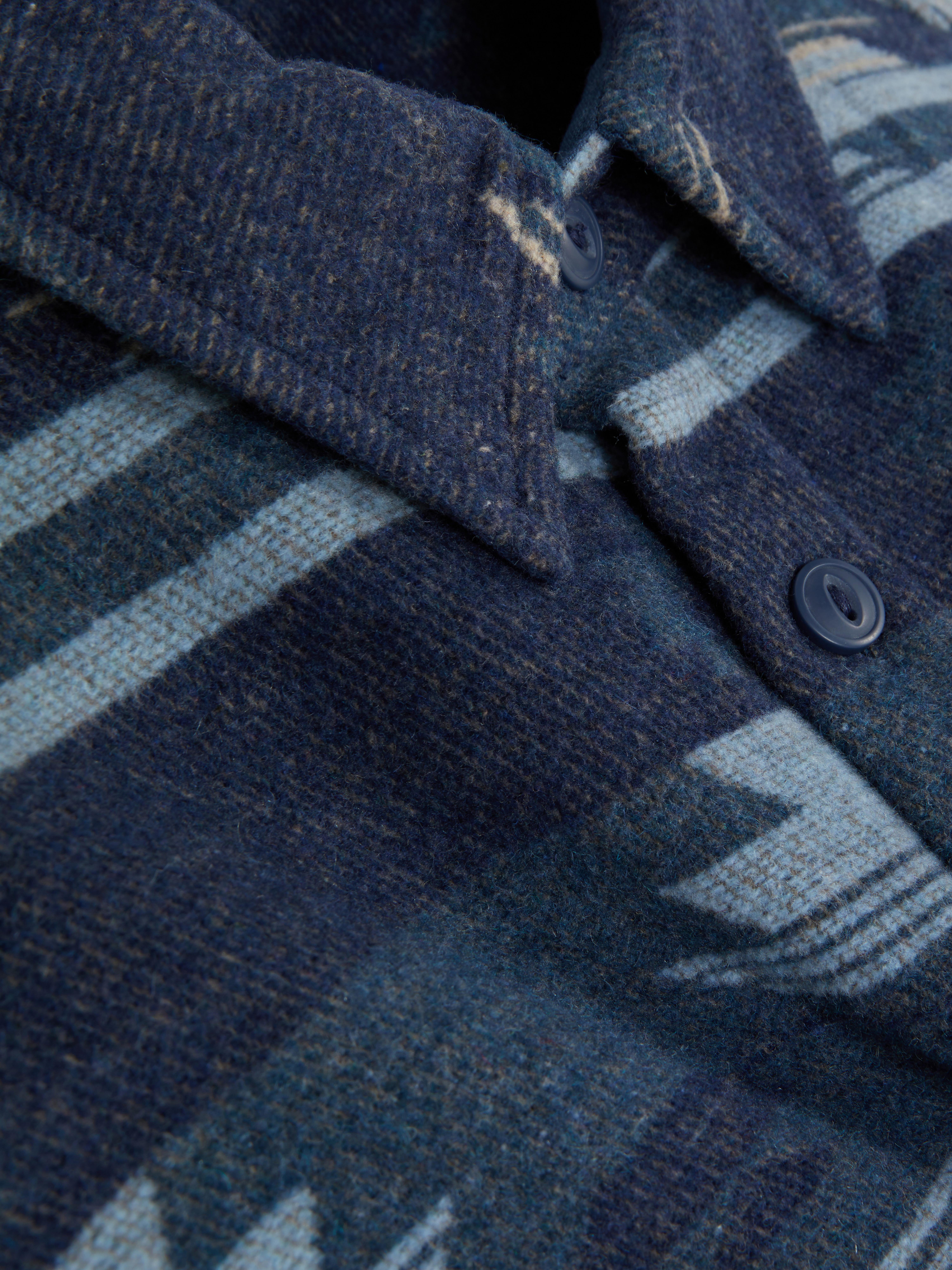 Overshirt met geometrisch patroon