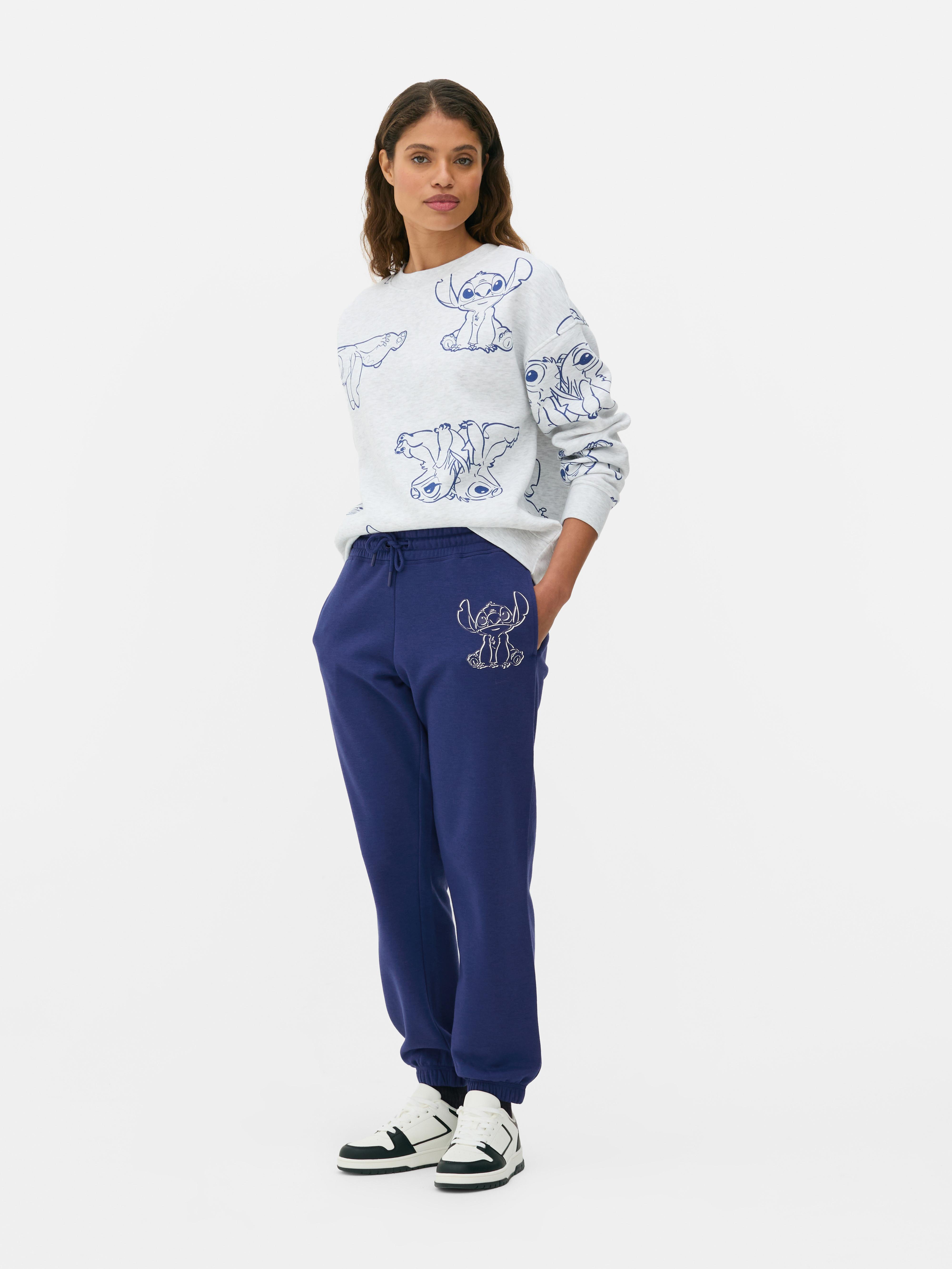 Womens Navy Co ord Disney s Stitch Joggers Primark