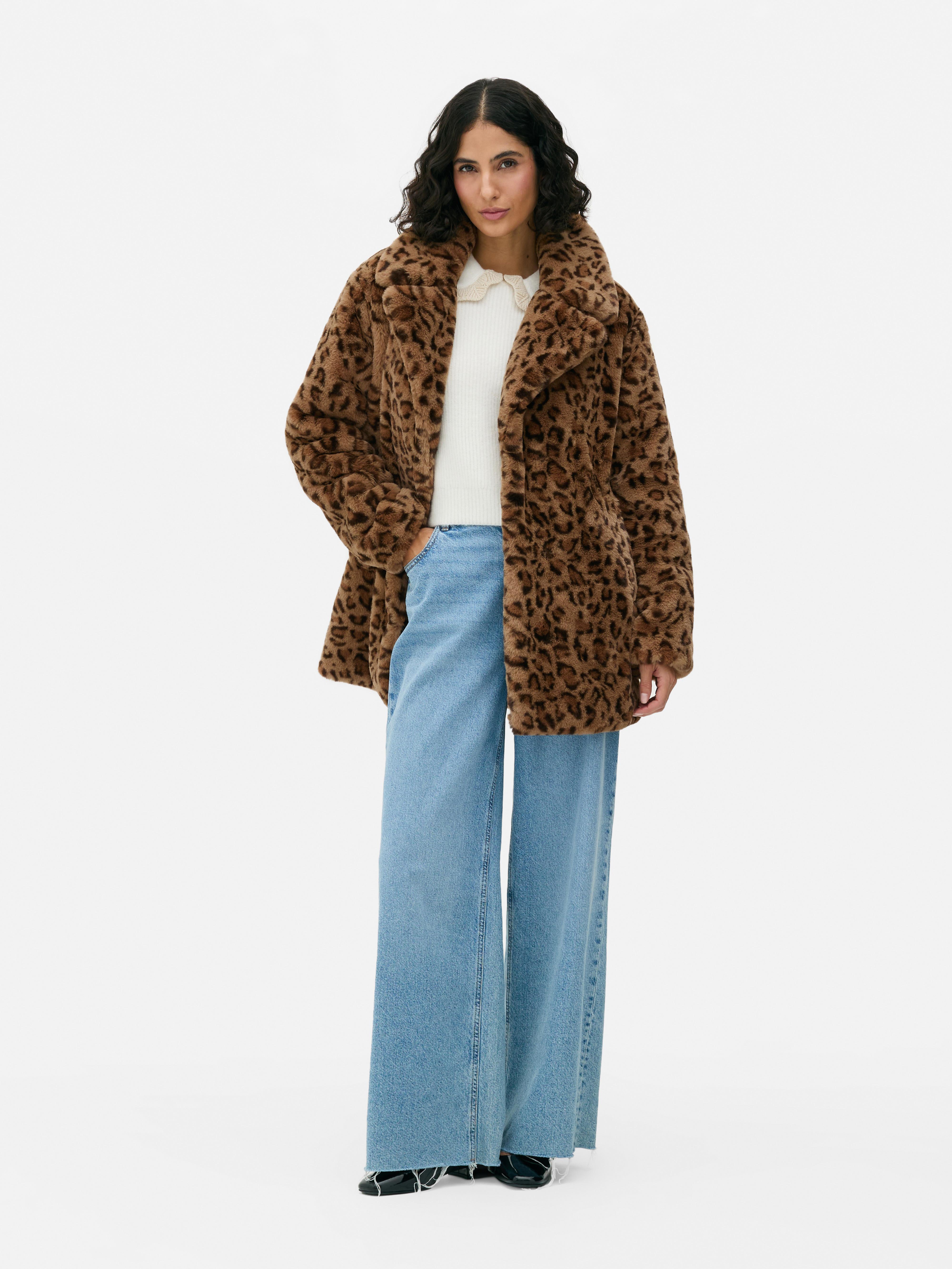 Primark leopard print coat 2018 hotsell