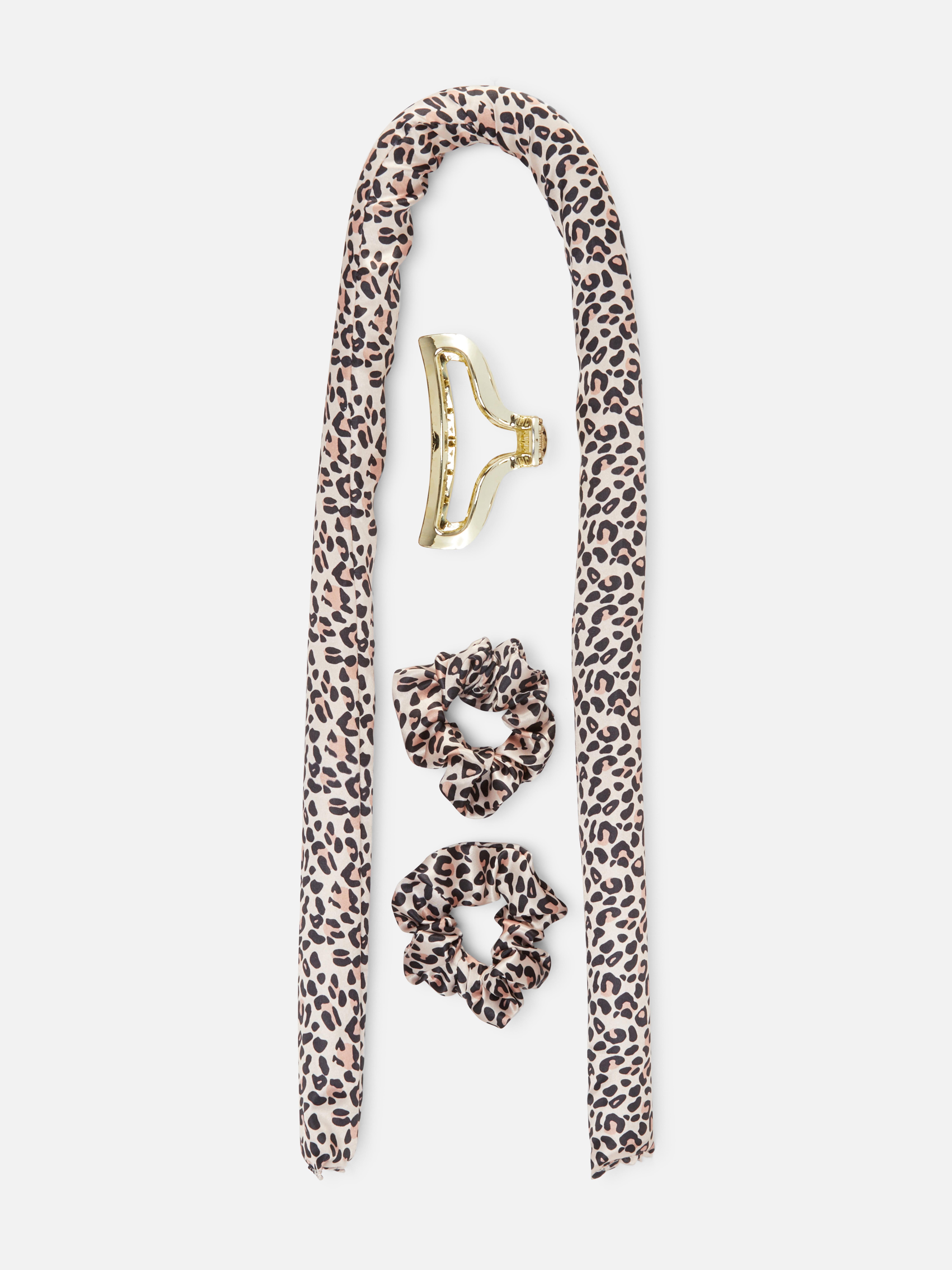 PS... Leopard Heatless Curler Set