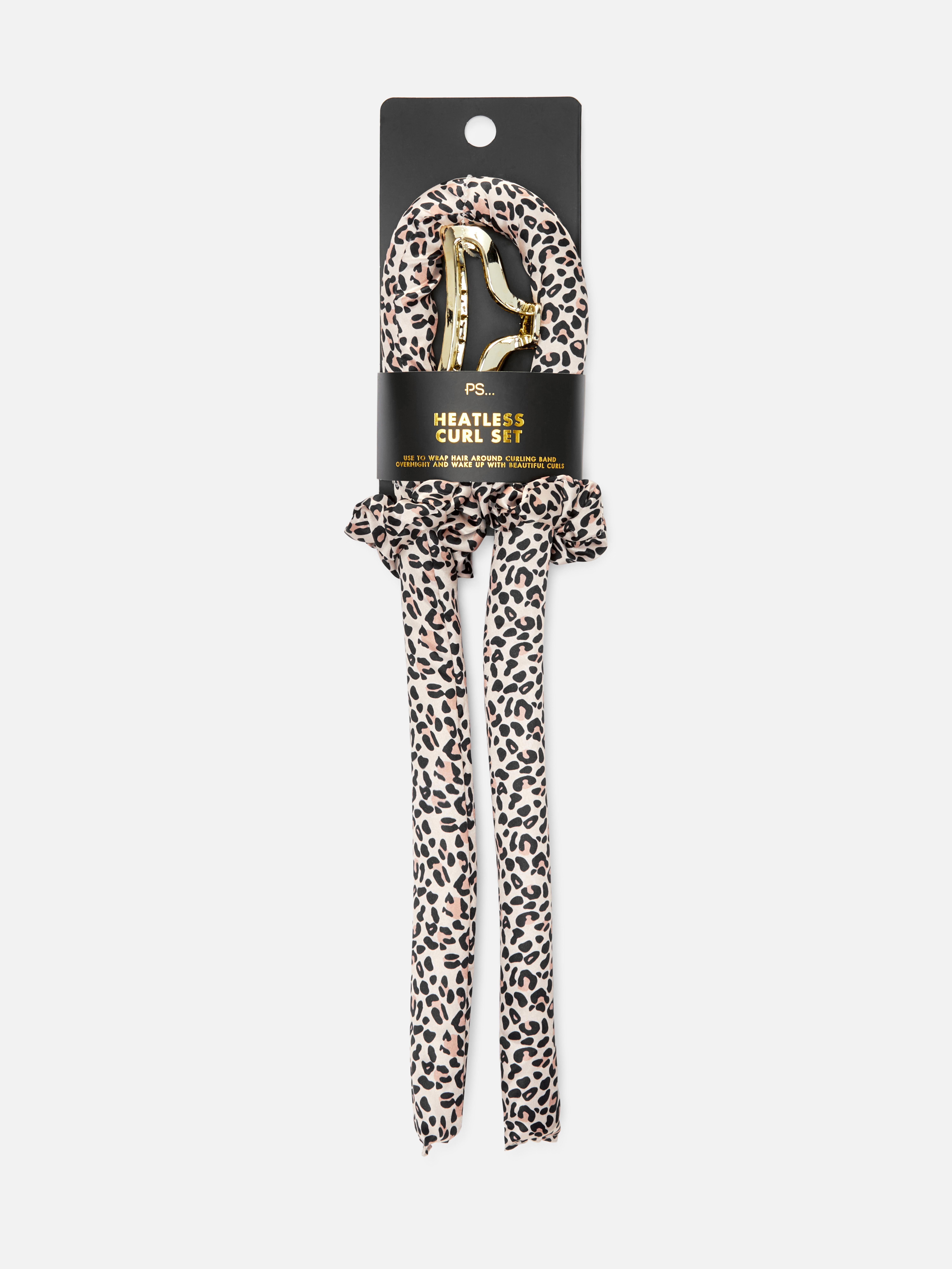 PS... Leopard Heatless Curler Set