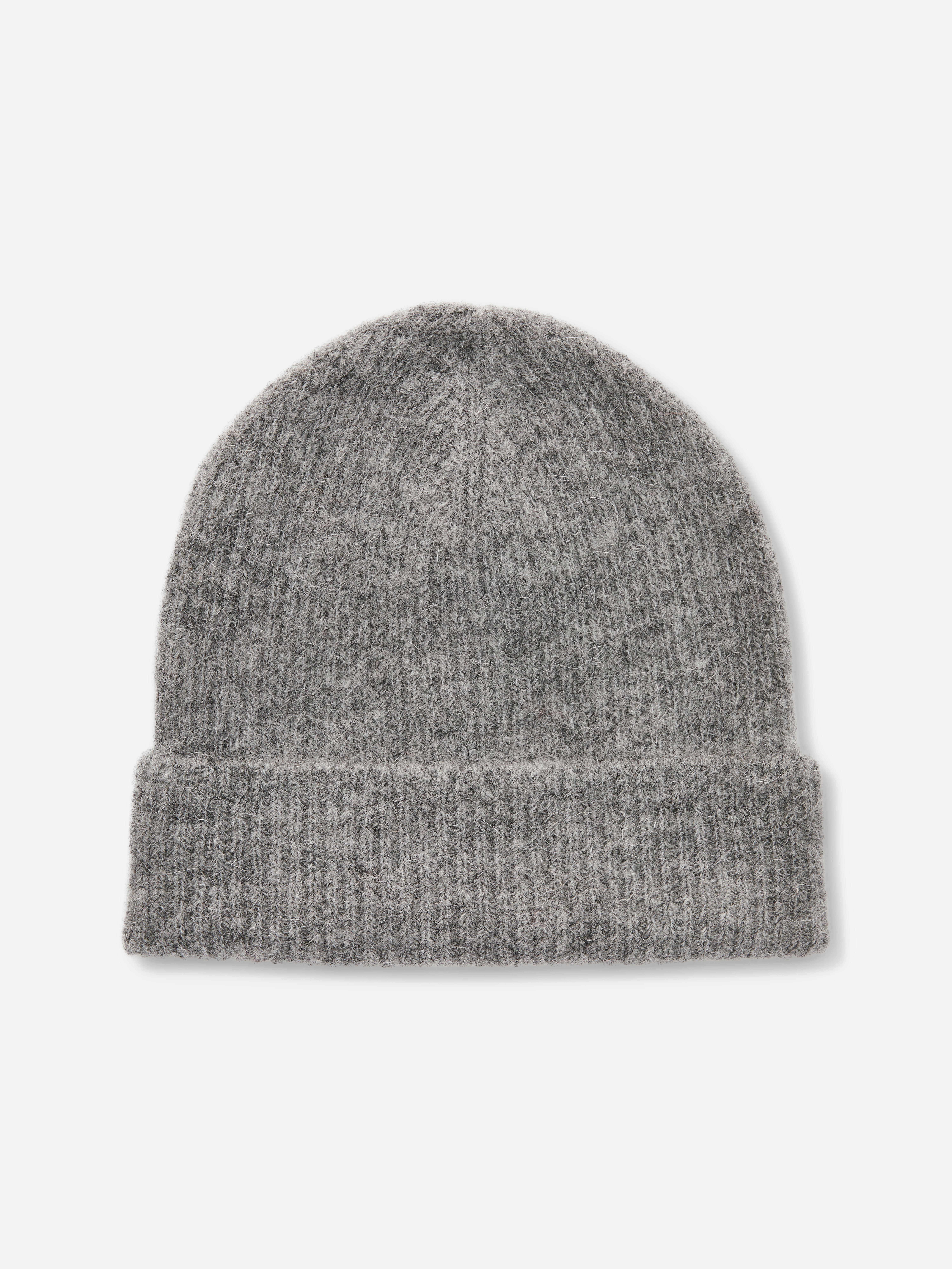 The Edit Knitted Beanie Grey