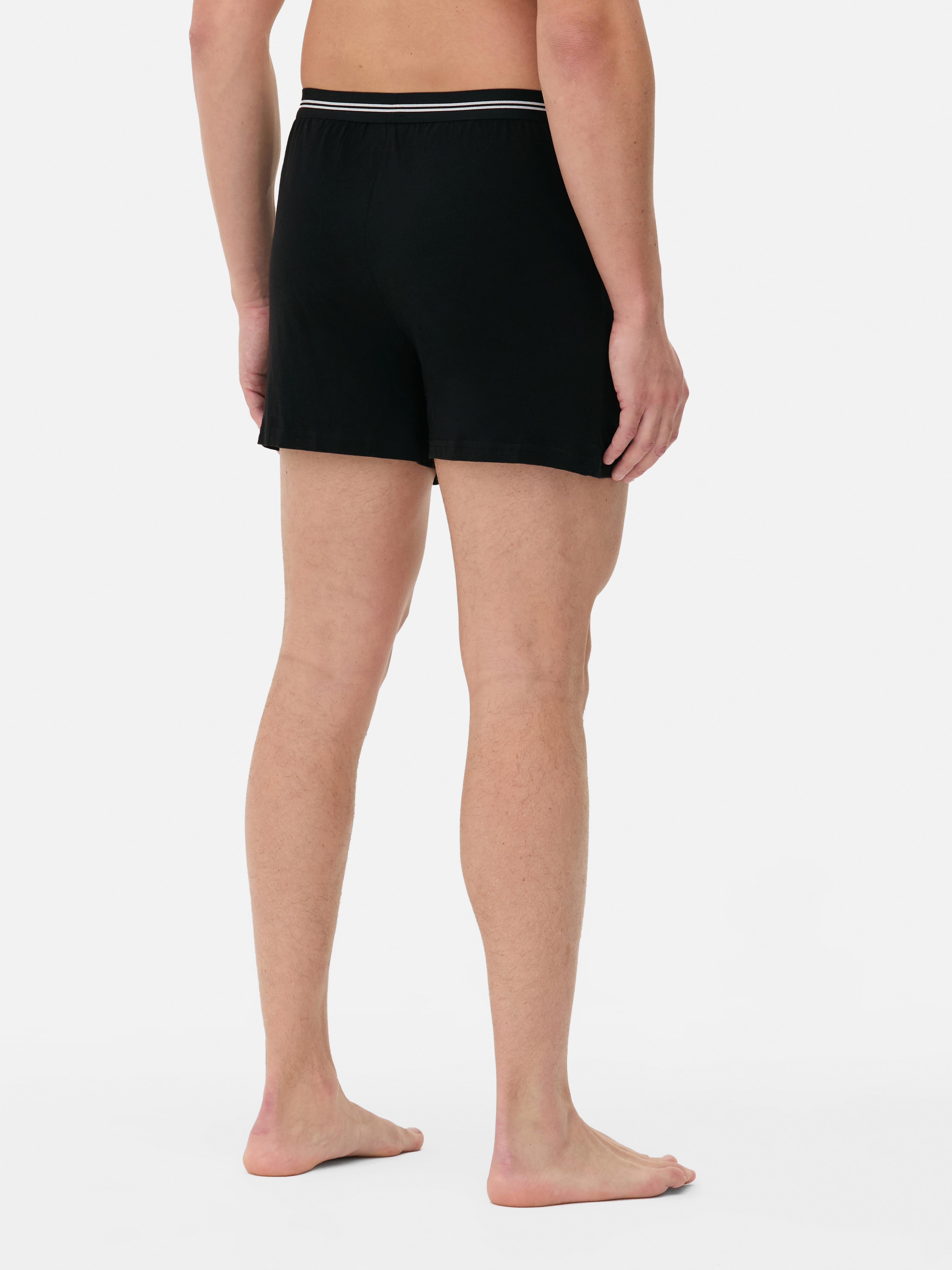 Mens Black 6pk Loose Fit Boxer Briefs | Primark