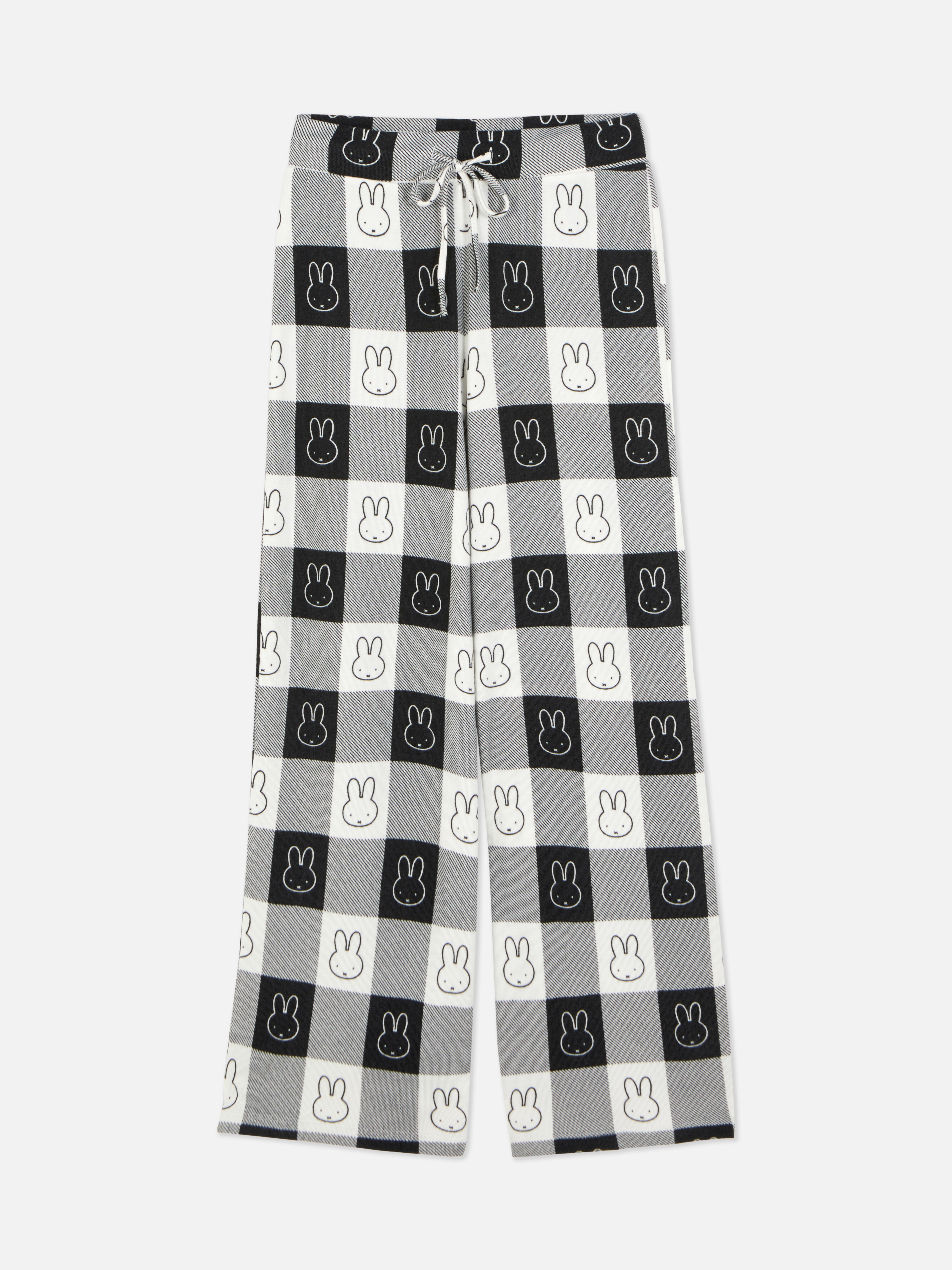 Miffy kockás pizsamanadrág